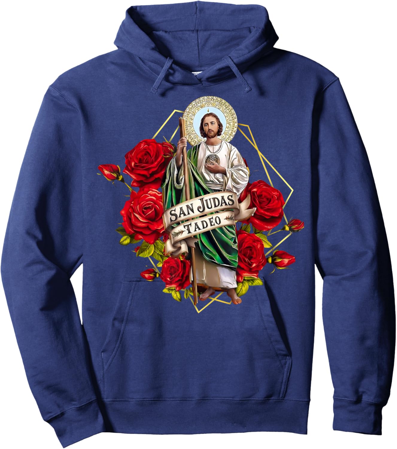 San Judas Tadeo Saint Jude Thaddeus Hoodie - Hoodie | Navy