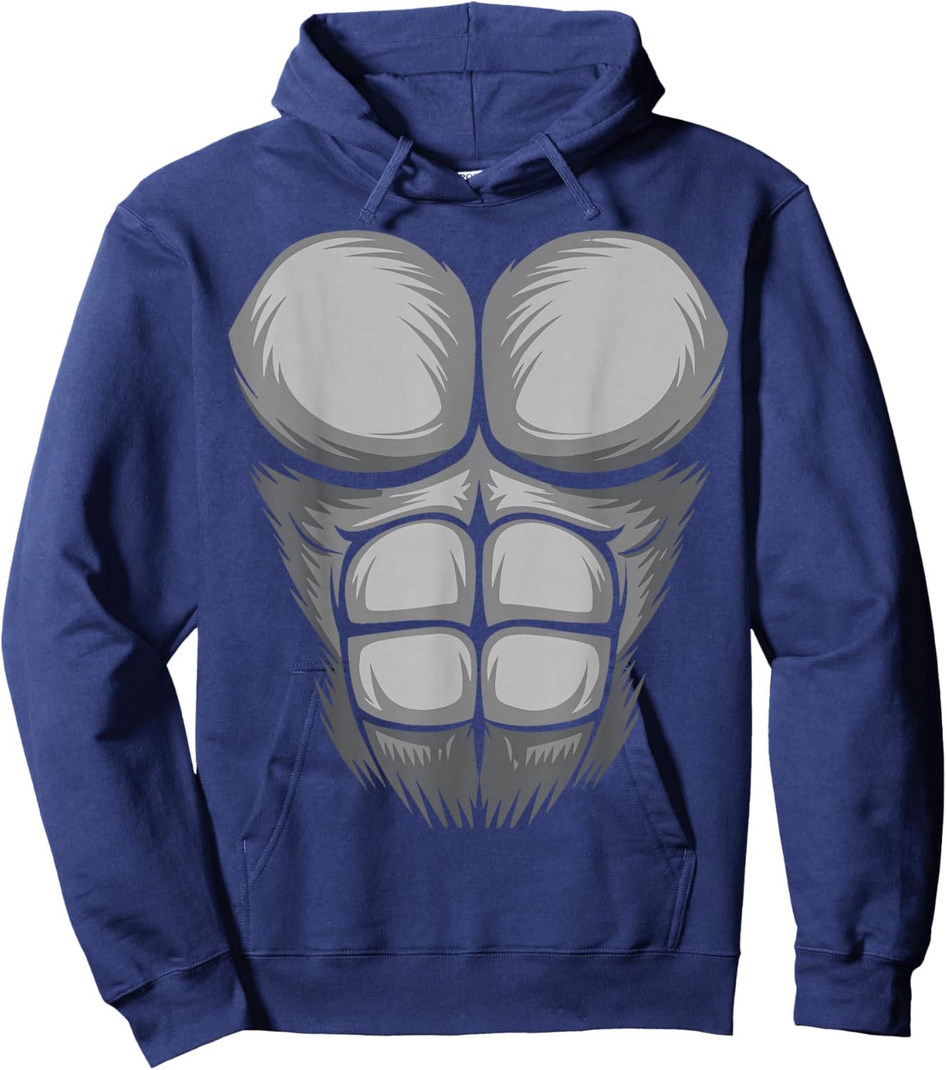 Gorilla Shirt Adult Kids Men Women Gorilla Chest Costume Hoodie - Hoodie | Navy