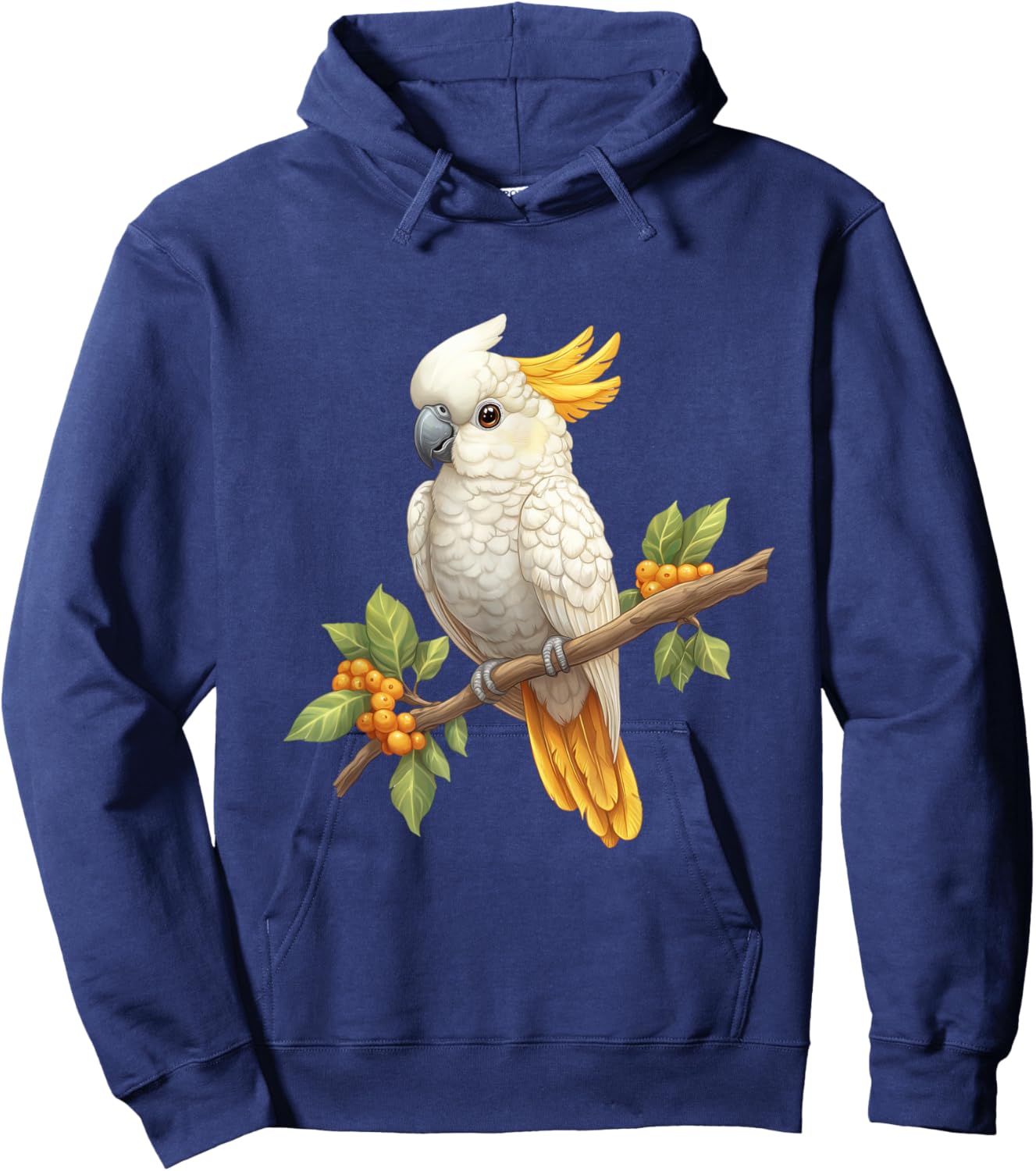 Sulphur-Crested Cockatoo Hoodie - Hoodie | Navy