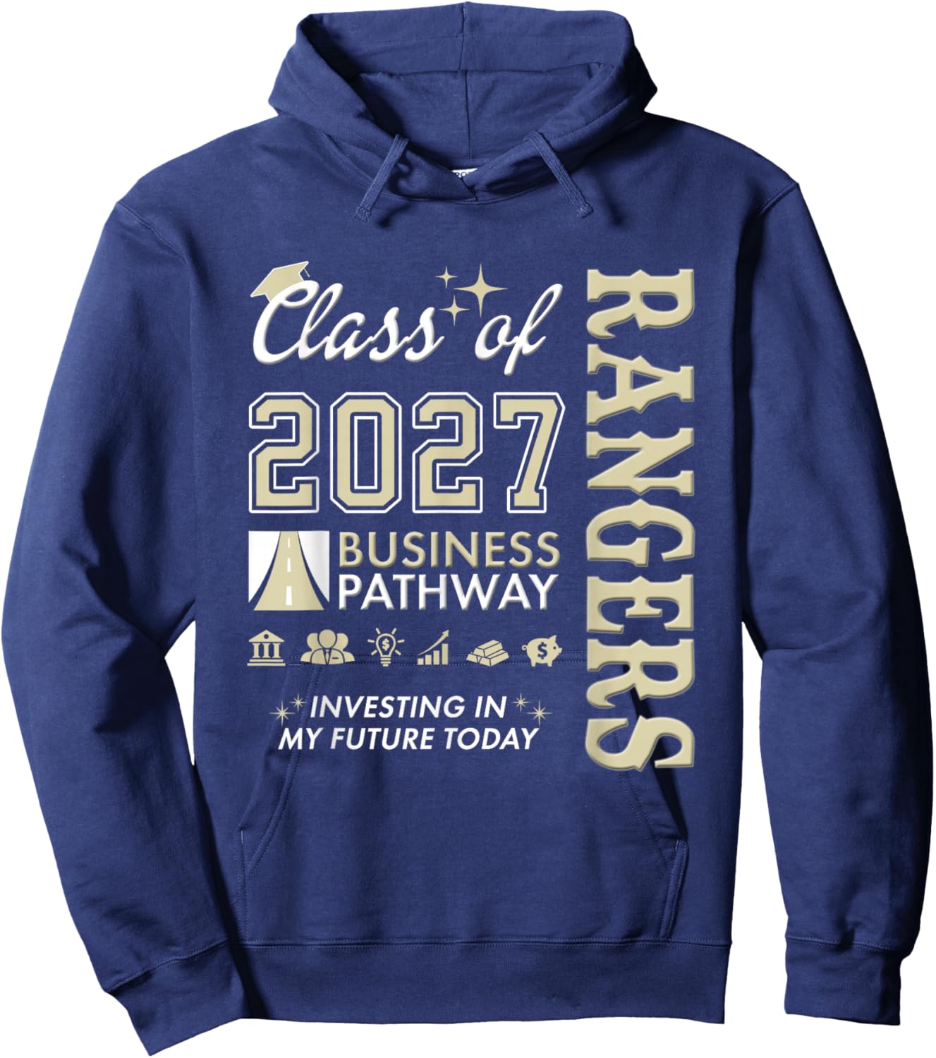 Santa Rosa Rangers - Business Pathway Class of 2027 Hoodie - Hoodie | Navy