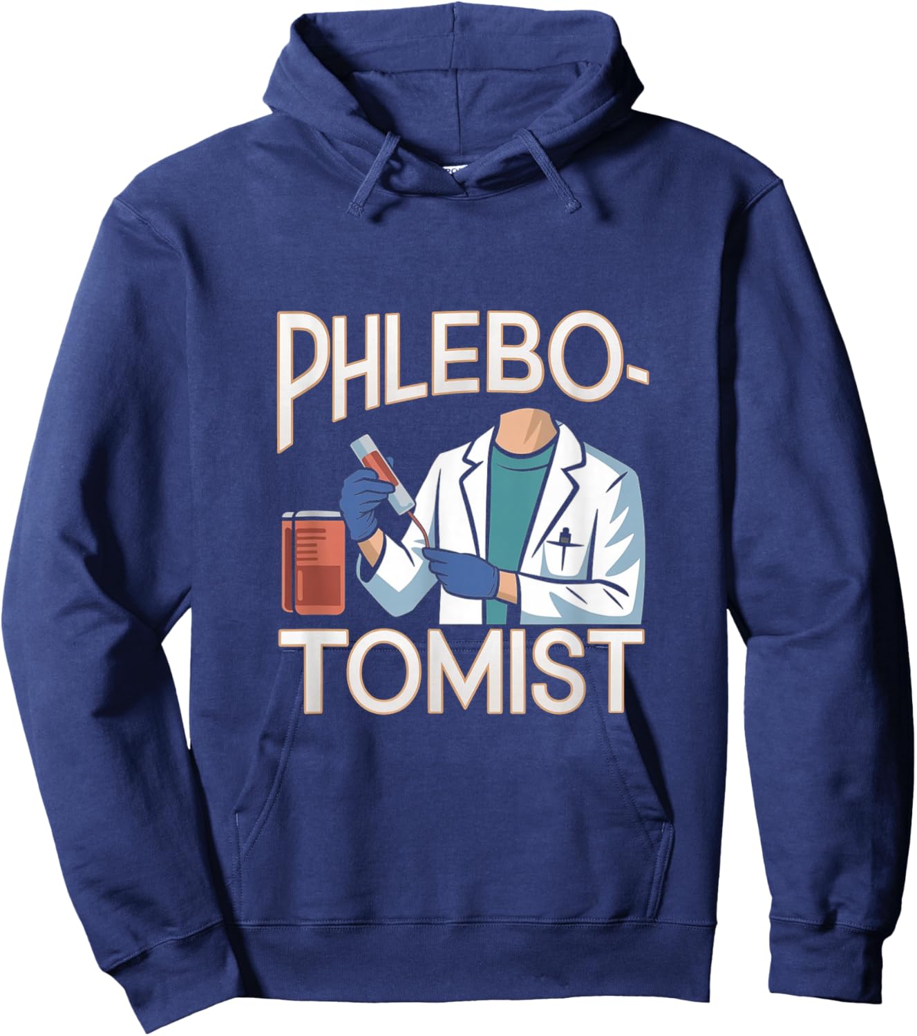 Phlebotomist Hoodie - Hoodie | Navy