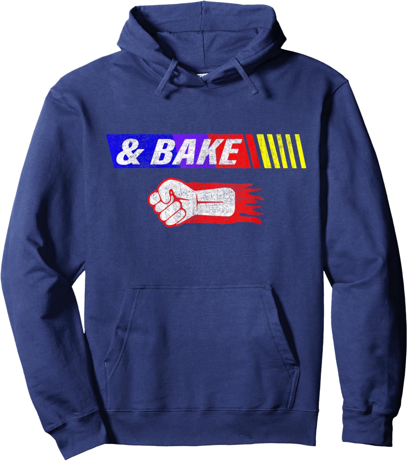 Shake And Bake Funny Family Lover Dad Daughter Son Matching Hoodie - Hoodie | Navy