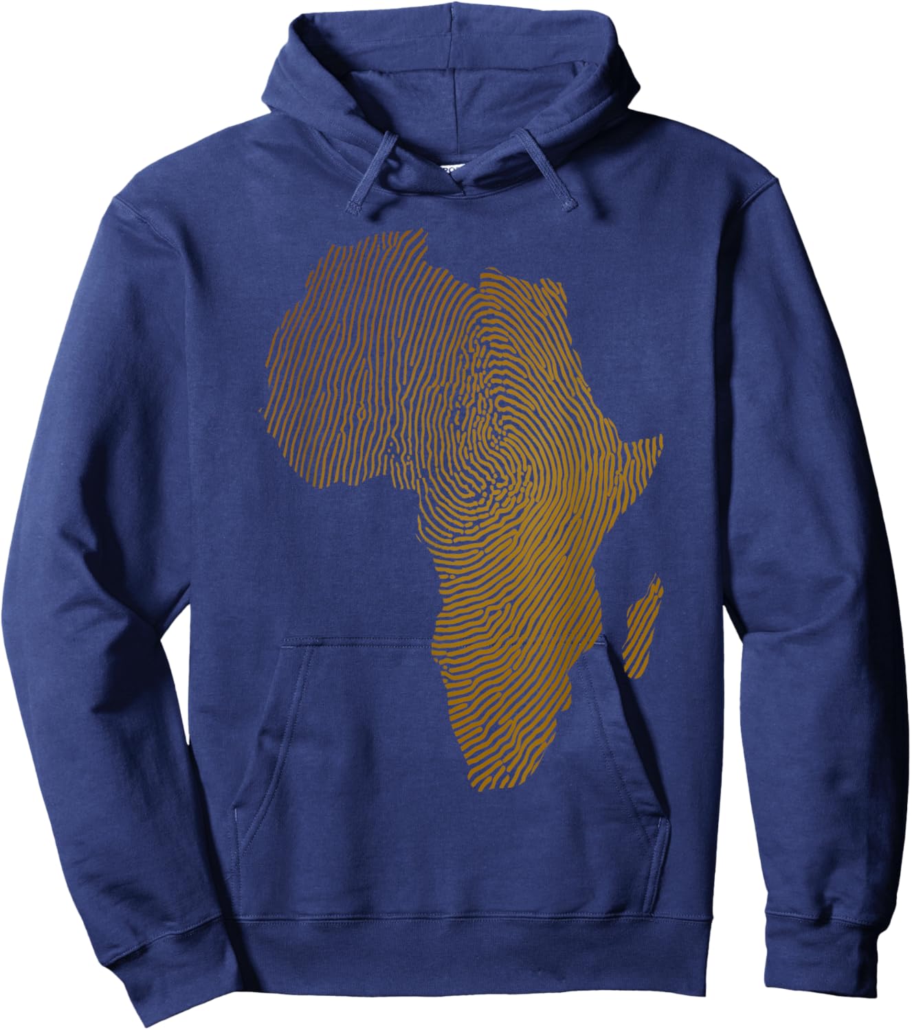 Cool Africa Map Art Women Afrocentric African Print Hoodie - Hoodie | Navy