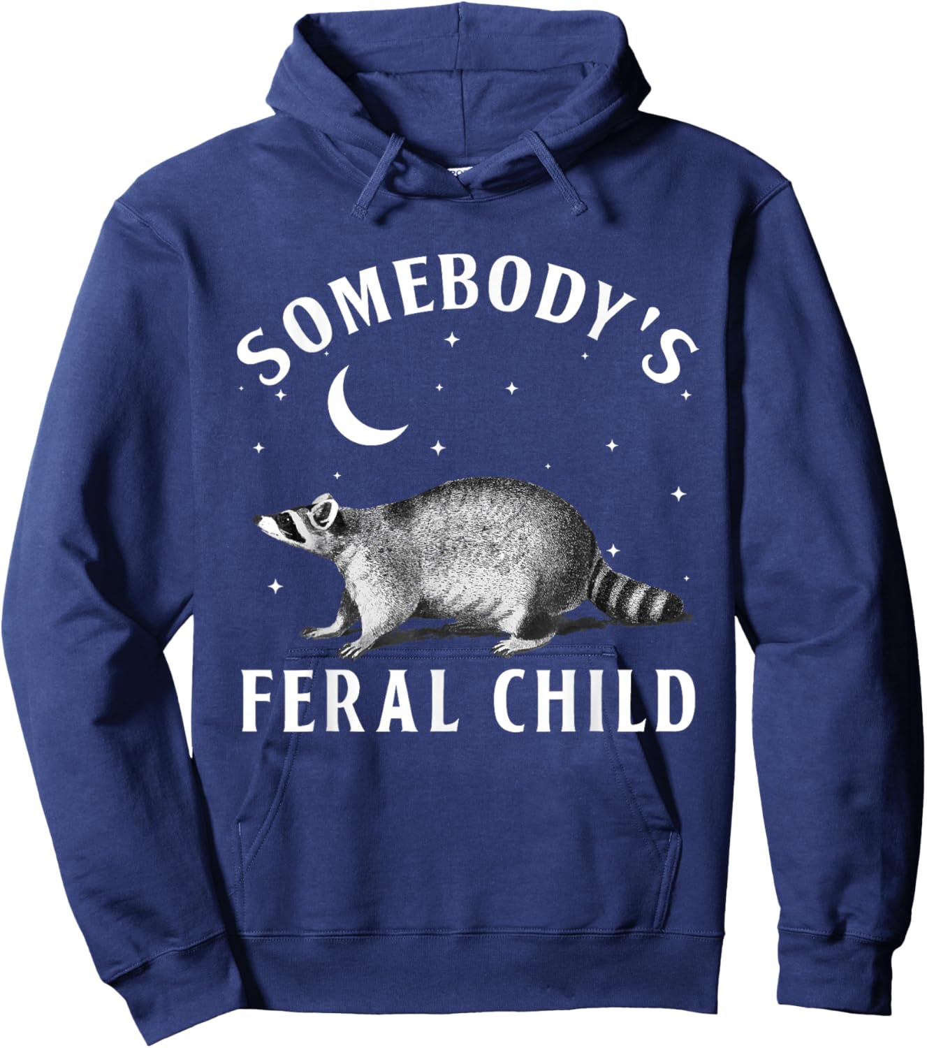 Somebody's Feral Child Funny Kids Toddler Hoodie - Hoodie | Navy