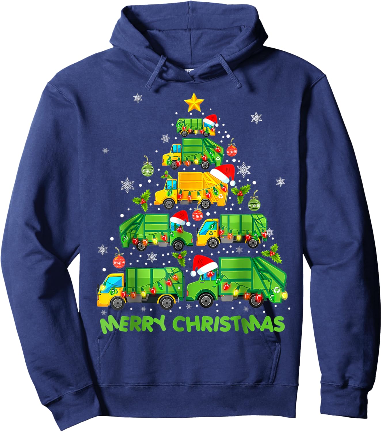 Ornament Decor Boys Kids Hoodie - Hoodie | Navy