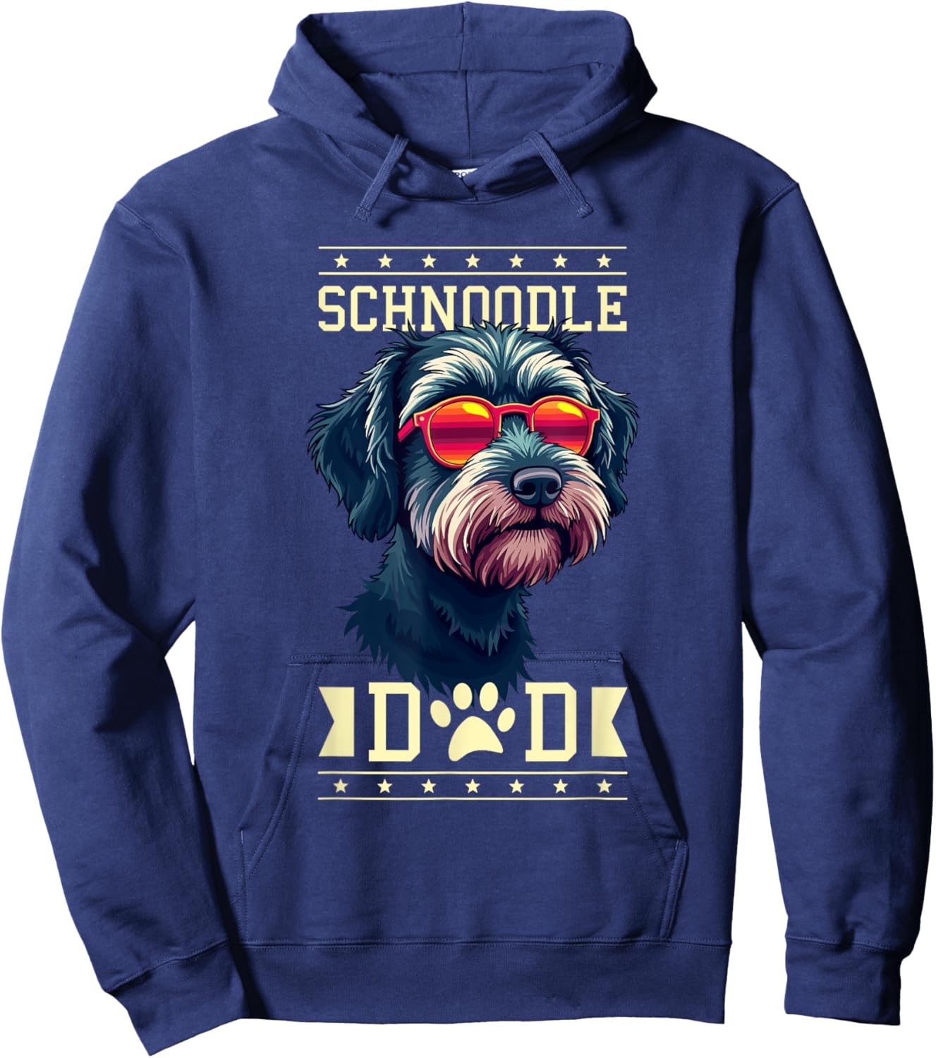 Schnoodle Dad Schnoodles Hoodie - Hoodie | Navy