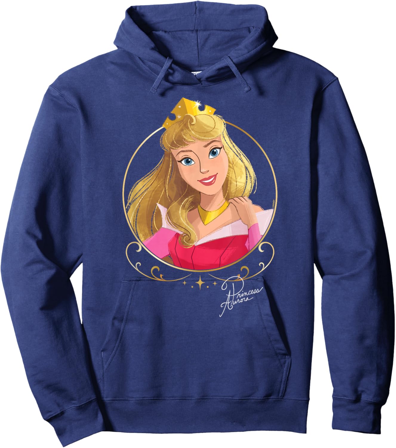 Disney Princess Royalty Group Matching Aurora 2-Sided Hoodie - Hoodie | Navy