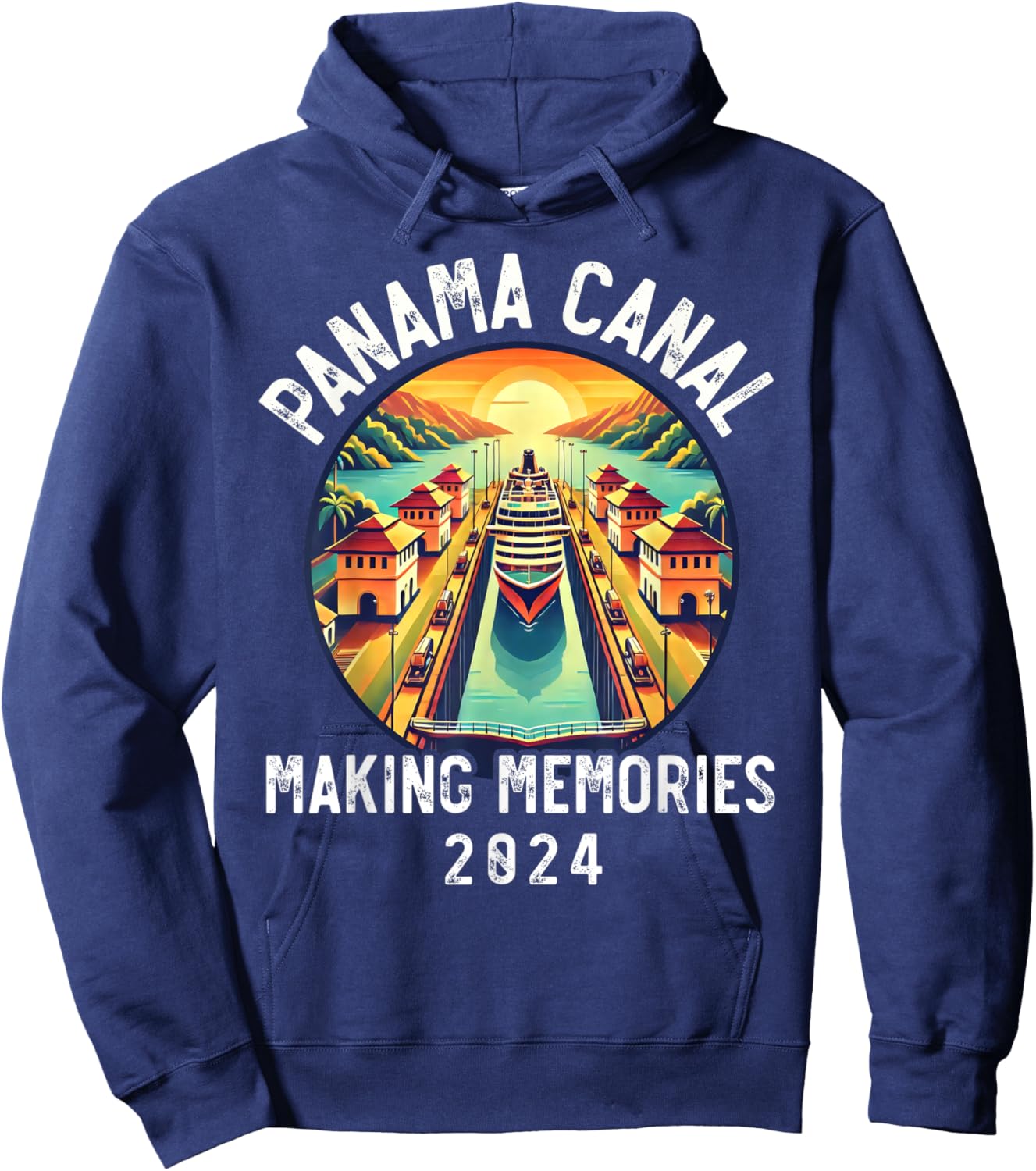 Panama Canal Cruise Panama Group Cruising Together Family Hoodie - Hoodie | Navy
