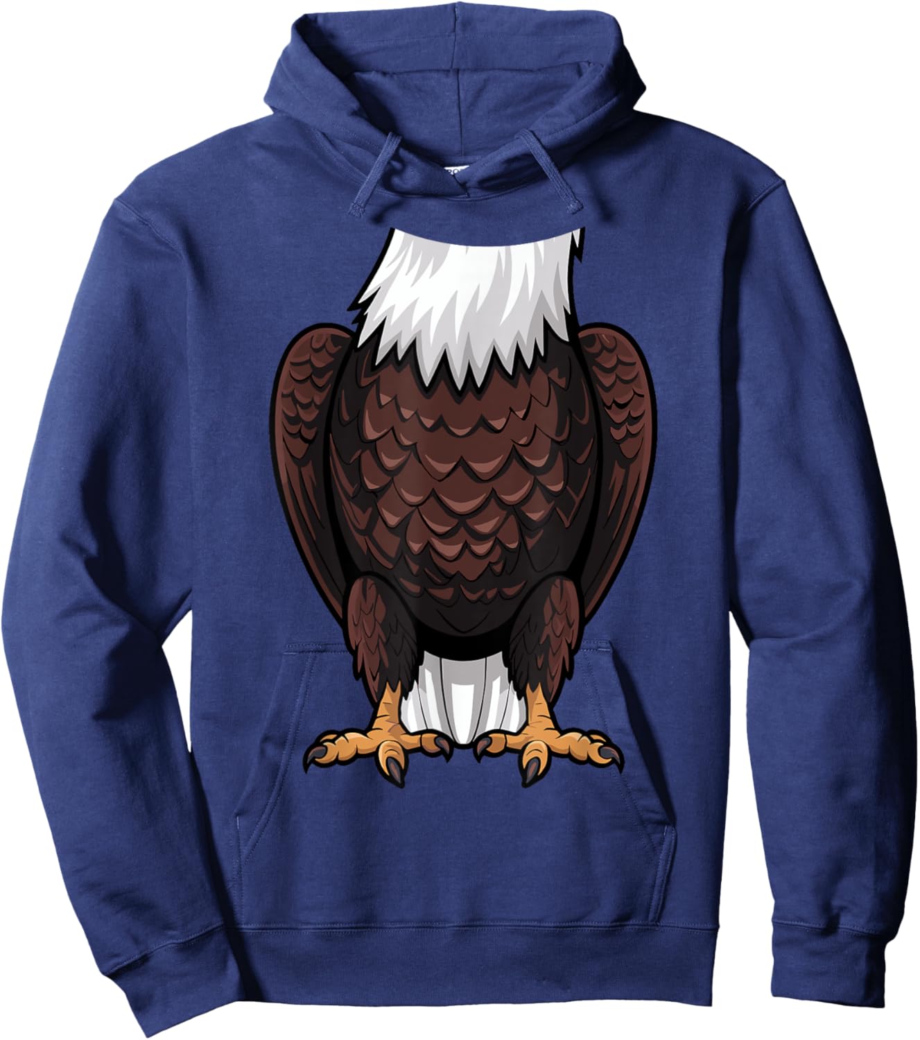 Bald Eagle Halloween Outfit Funny Simple Kids Costume Idea Hoodie - Hoodie | Navy