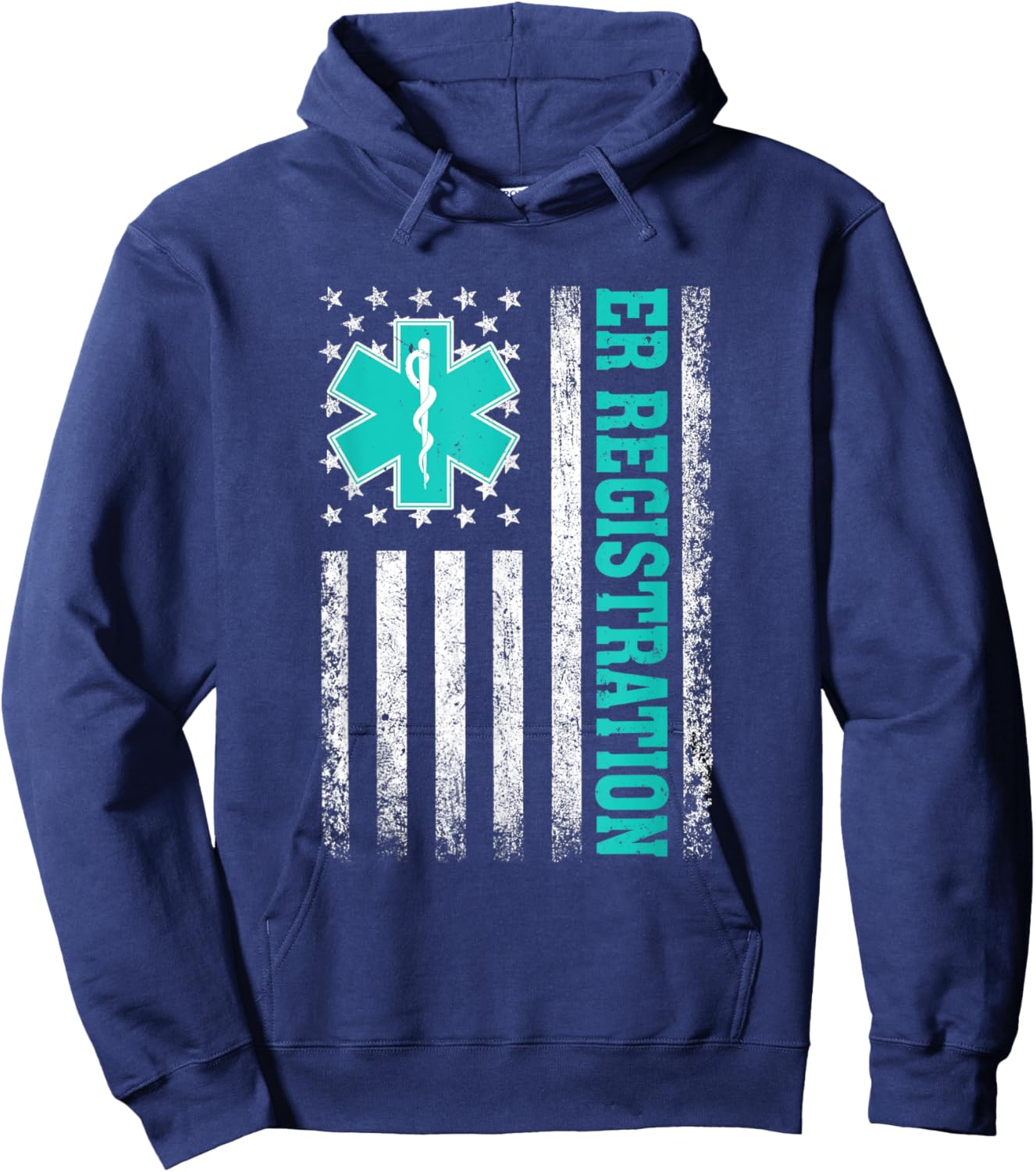 Emergency Room Registration Patient ER Registrar Nursing Hoodie - Hoodie | Navy