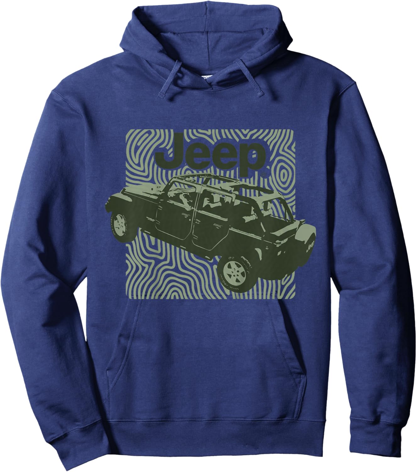Kids Jeep Top Off - Officially Licensed Hoodie - Hoodie | Navy