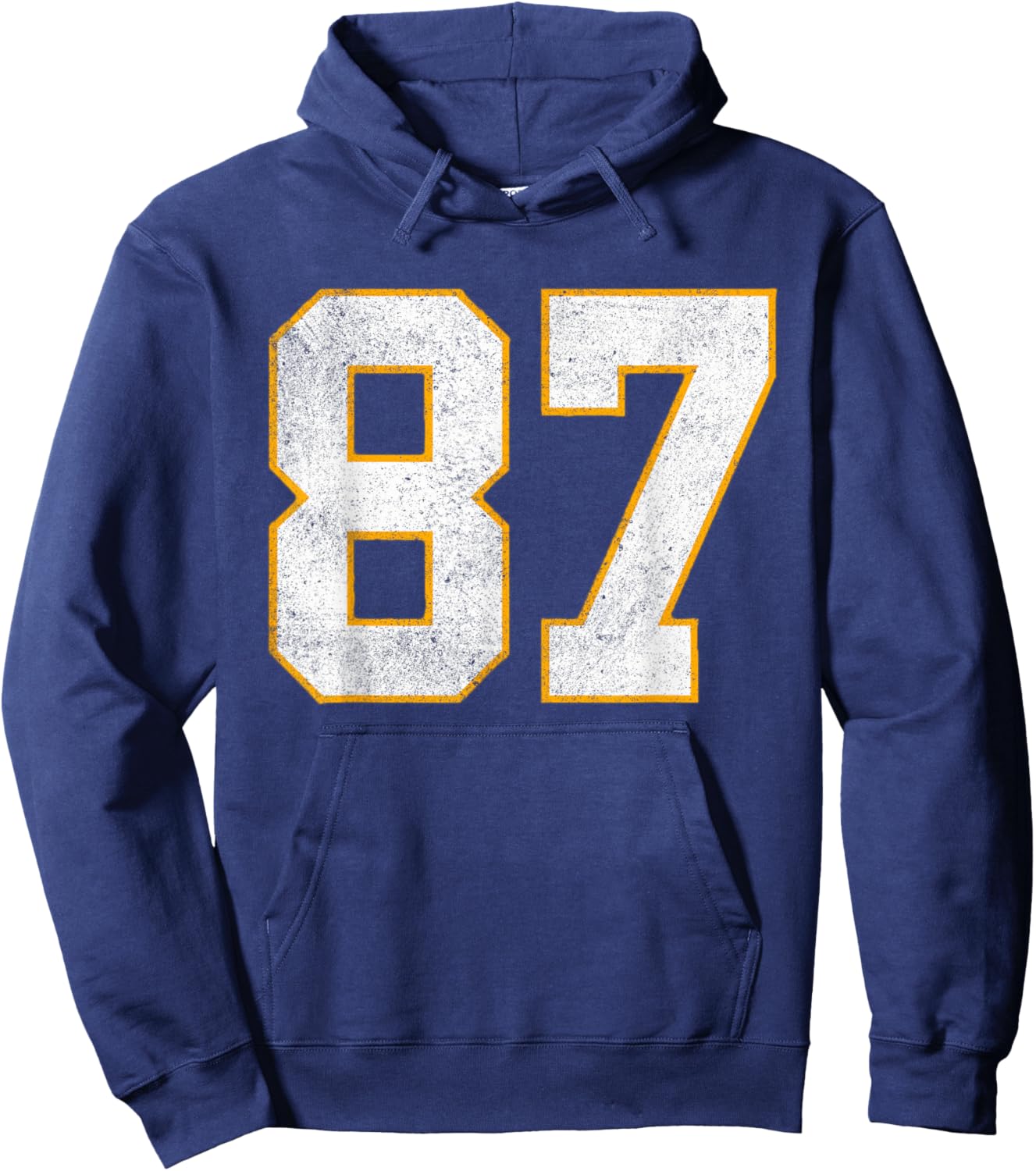 In My Number 87 Era Vintage Retro Hoodie - Hoodie | Navy