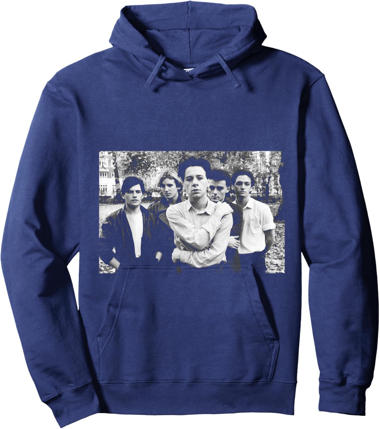 Simple Minds Band Park Portrait By Virginia Turbett Hoodie - Hoodie | Navy