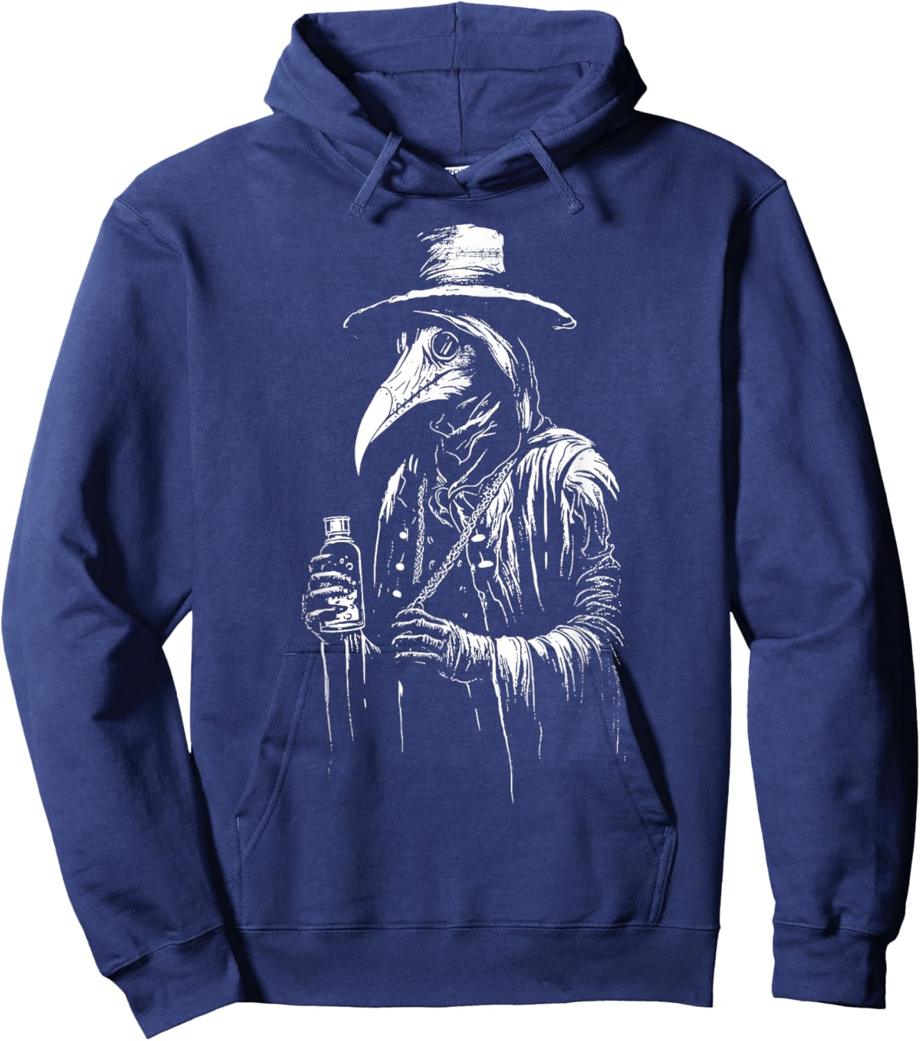 Plague Doctor Shirt Horror Death Occult Satanic Gothic Hoodie - Hoodie | Navy