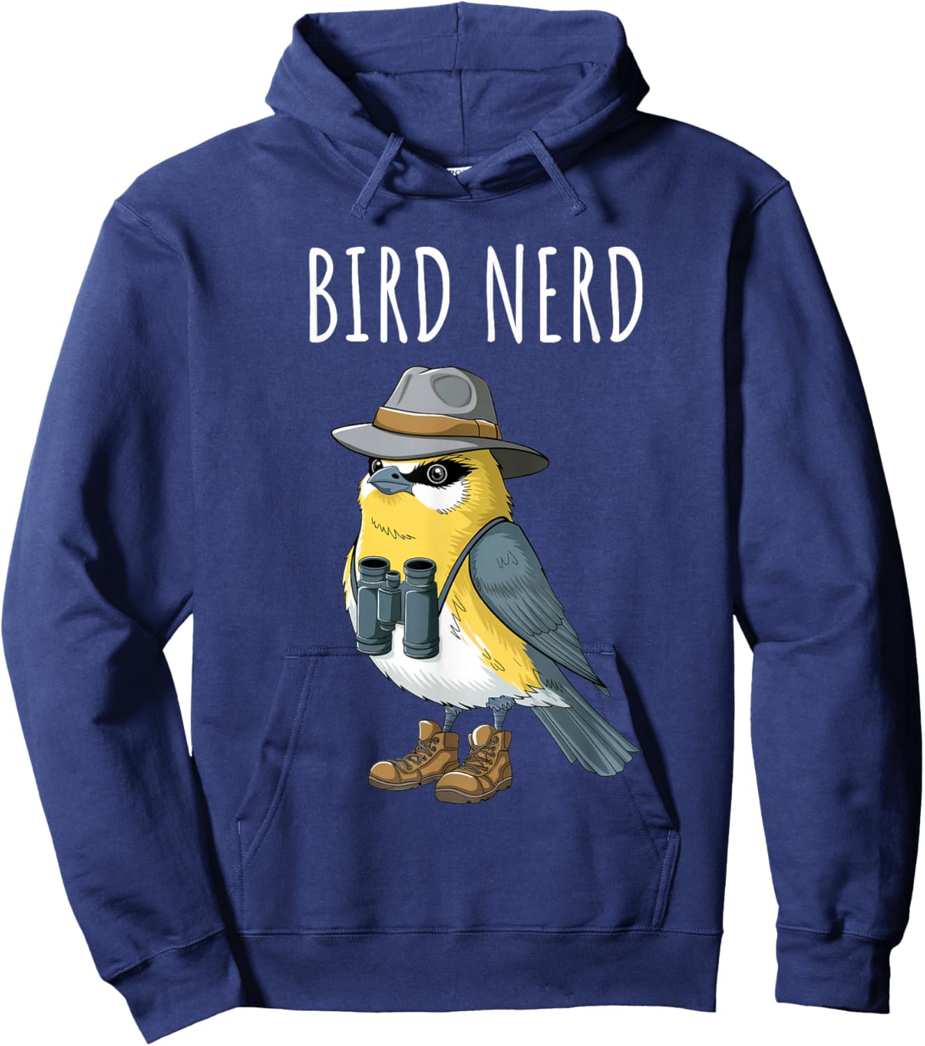 Bird Nerd Funny Bird Watching Birding Bird Lover Watcher Hoodie - Hoodie | Navy