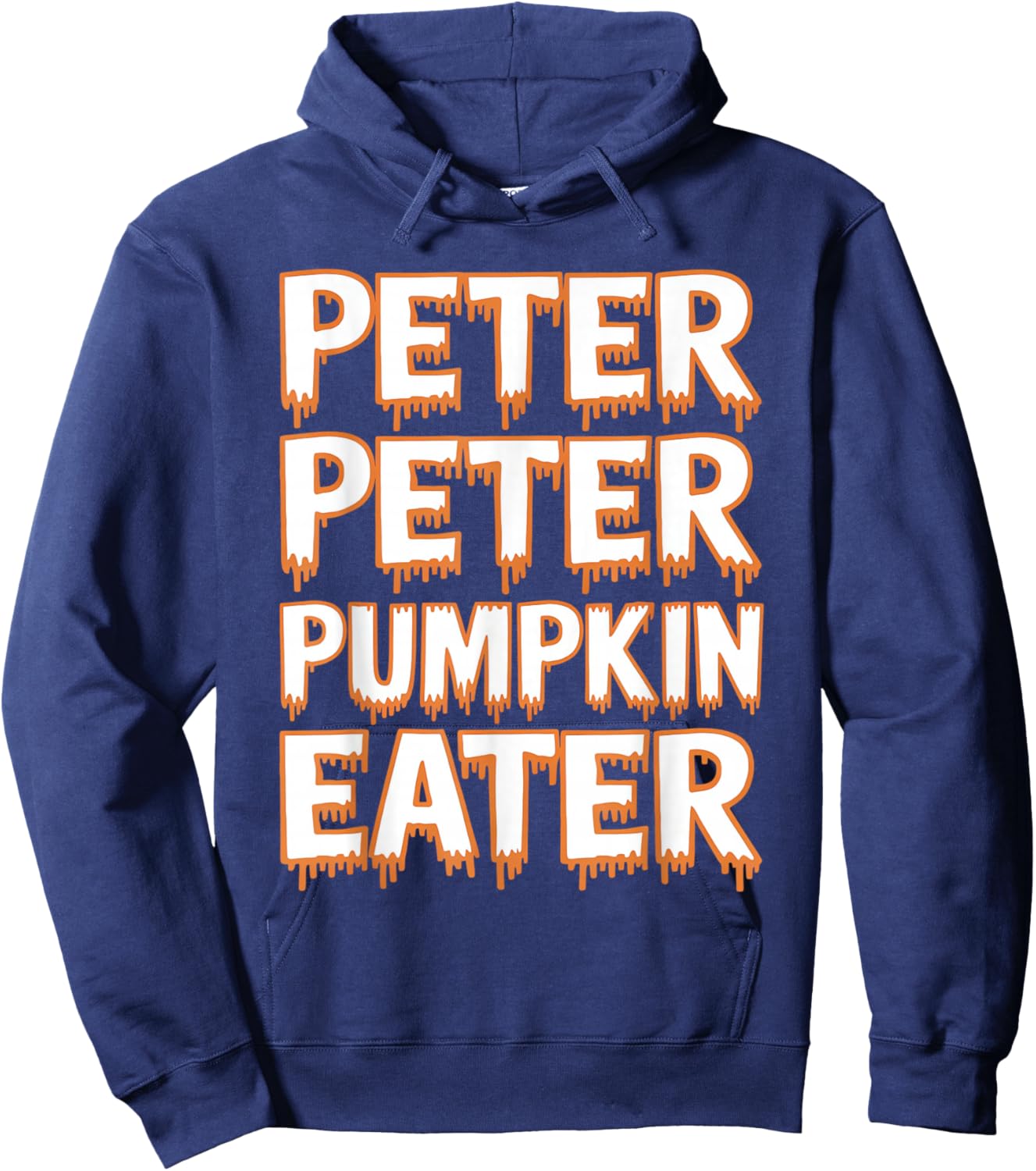 Peter Pumpkin Eater Halloween Couples Trick Hoodie - Hoodie | Navy