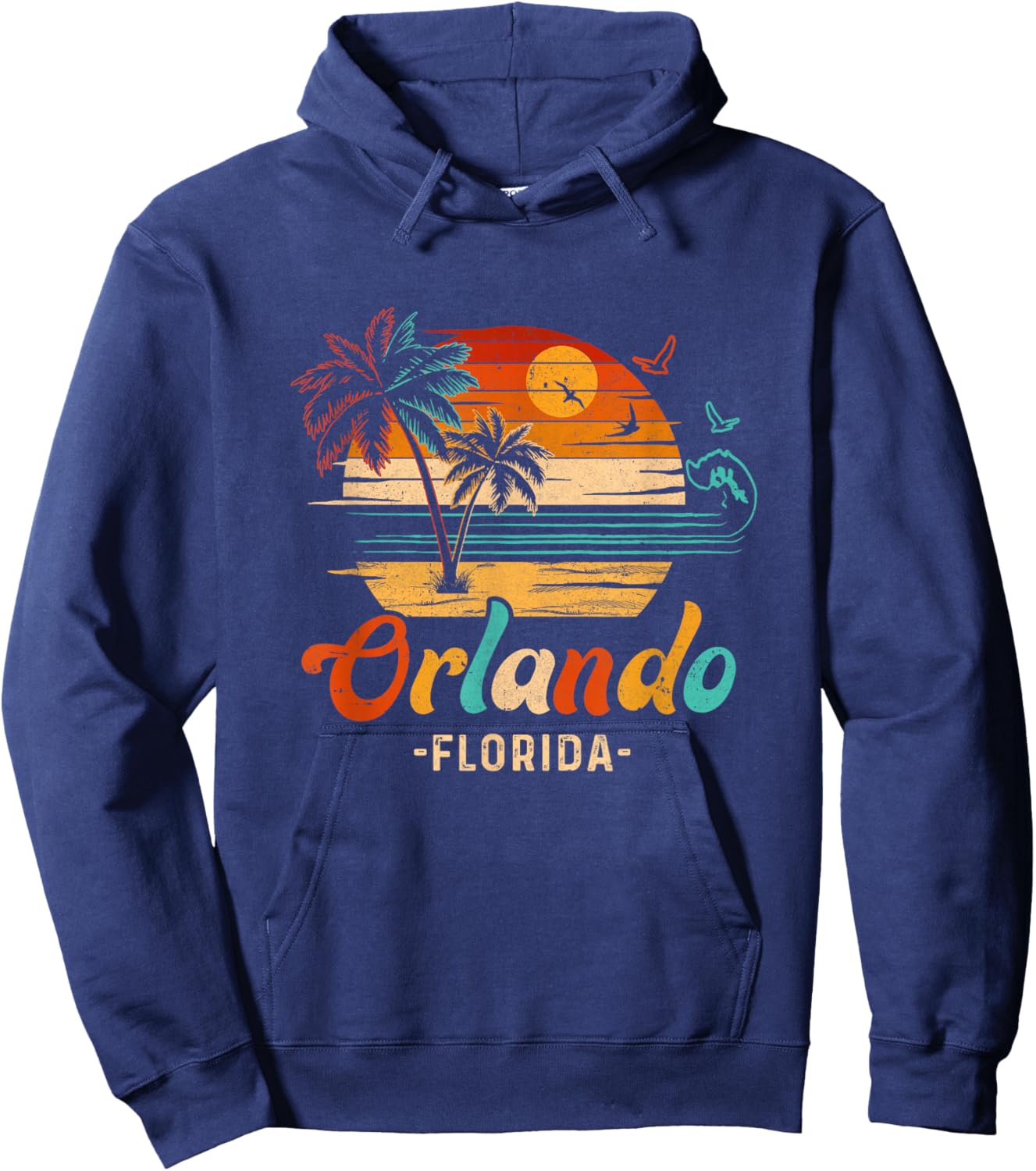 Orlando Florida Vacation 2026 Matching Family Group Hoodie - Hoodie | Navy