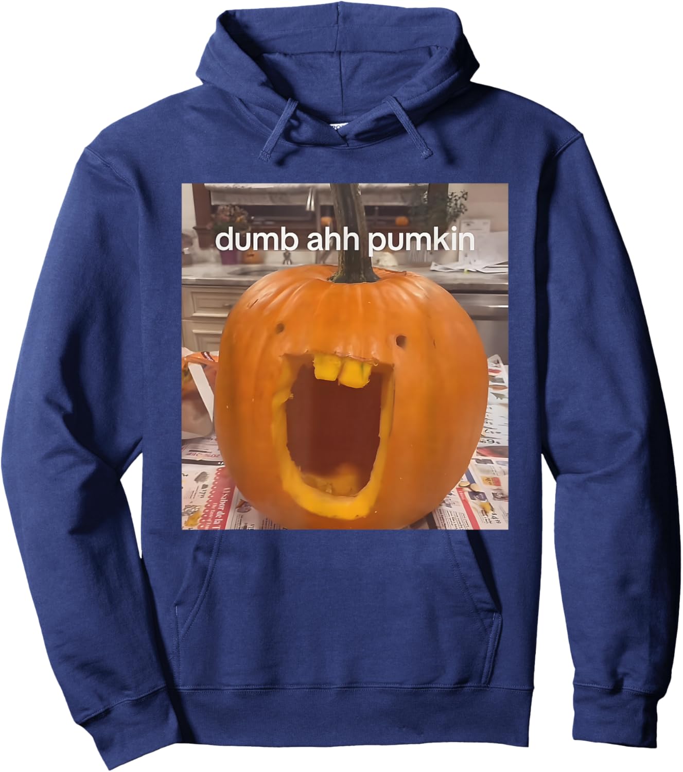 Adults, Kids - Black - Short Sleeve - - Small - Halloween Graphic Hoodie - Hoodie | Navy