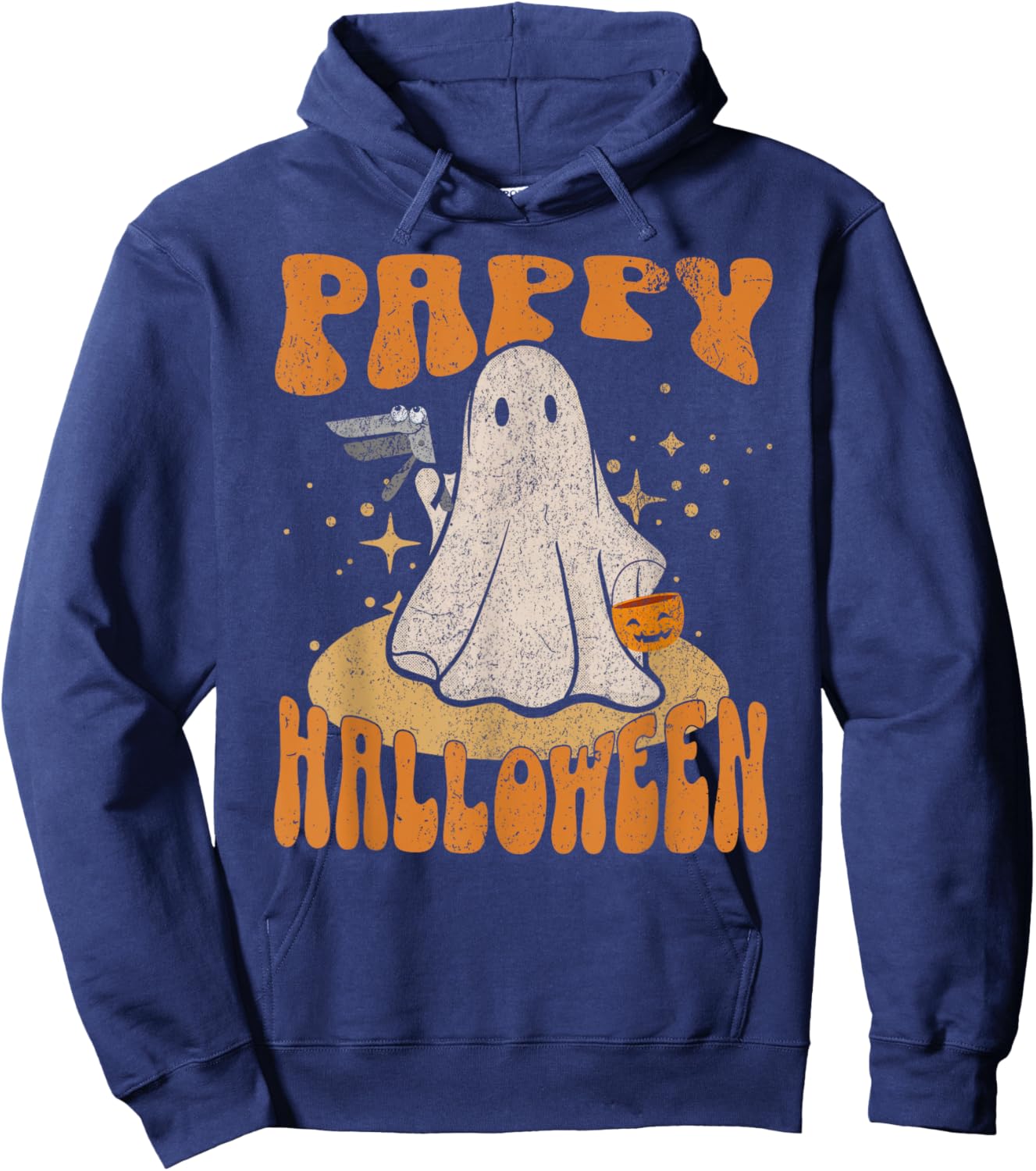 Pappy Halloween Ghost With Speculum OB Nursing Department Hoodie - Hoodie | Navy