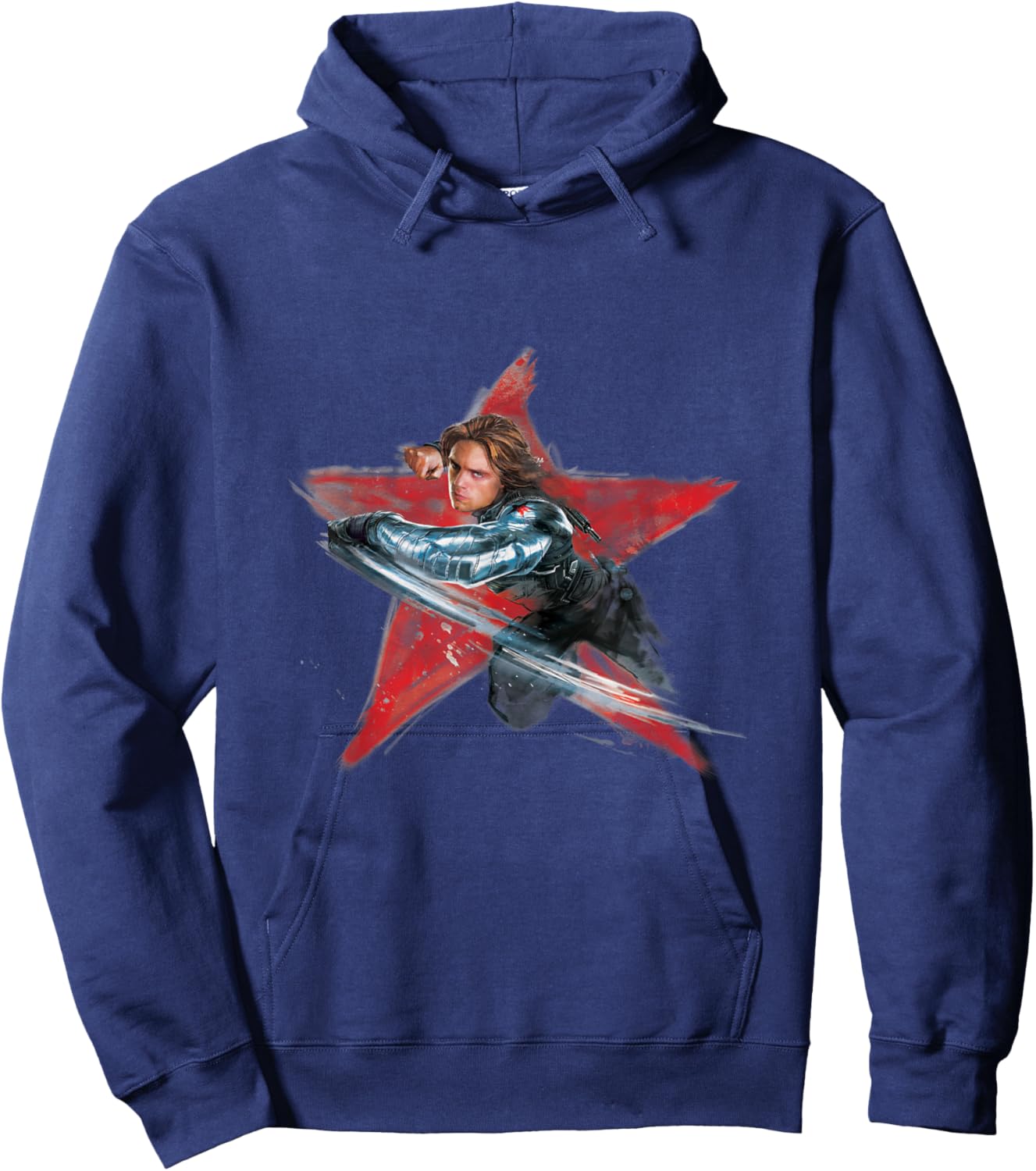 Marvel Avengers Bucky Barnes Winter Soldier Hoodie - Hoodie | Navy