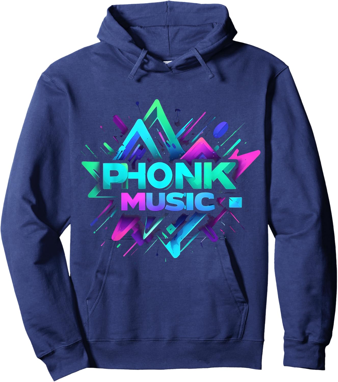 Phonk Music Black Hoodie - Hoodie | Navy