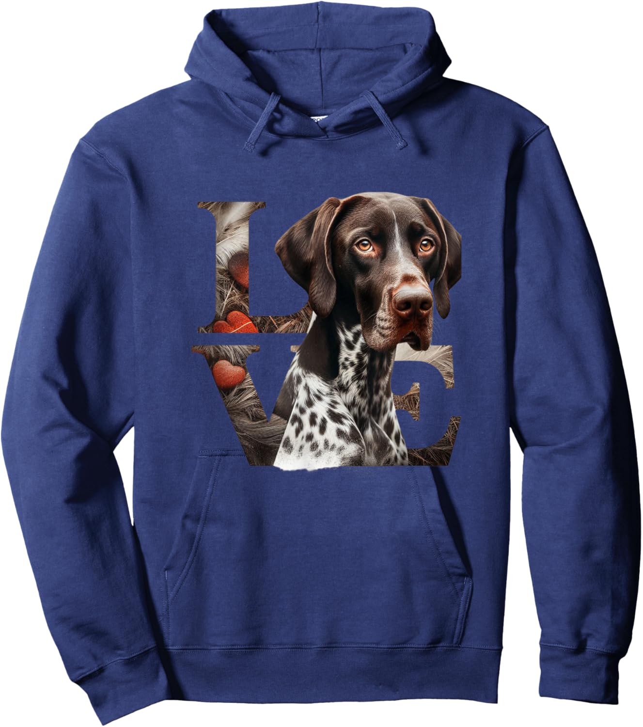 German Shorthair Pointer GSP German Shorthair Pointers Hoodie - Hoodie | Navy