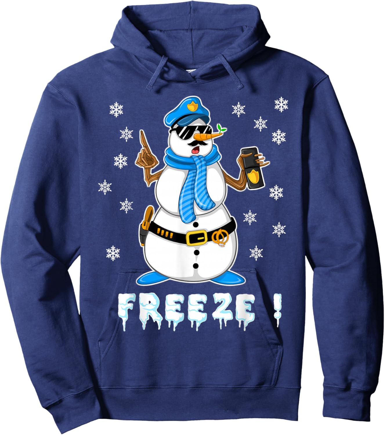 Cool Police Officer Design For Boys Kids Toddler Cop Police Hoodie - Hoodie | Navy
