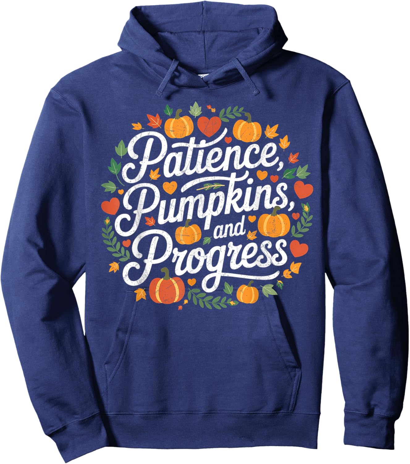 Fall Special Education Teacher Pumpkin Autumn Halloween Hoodie - Hoodie | Navy