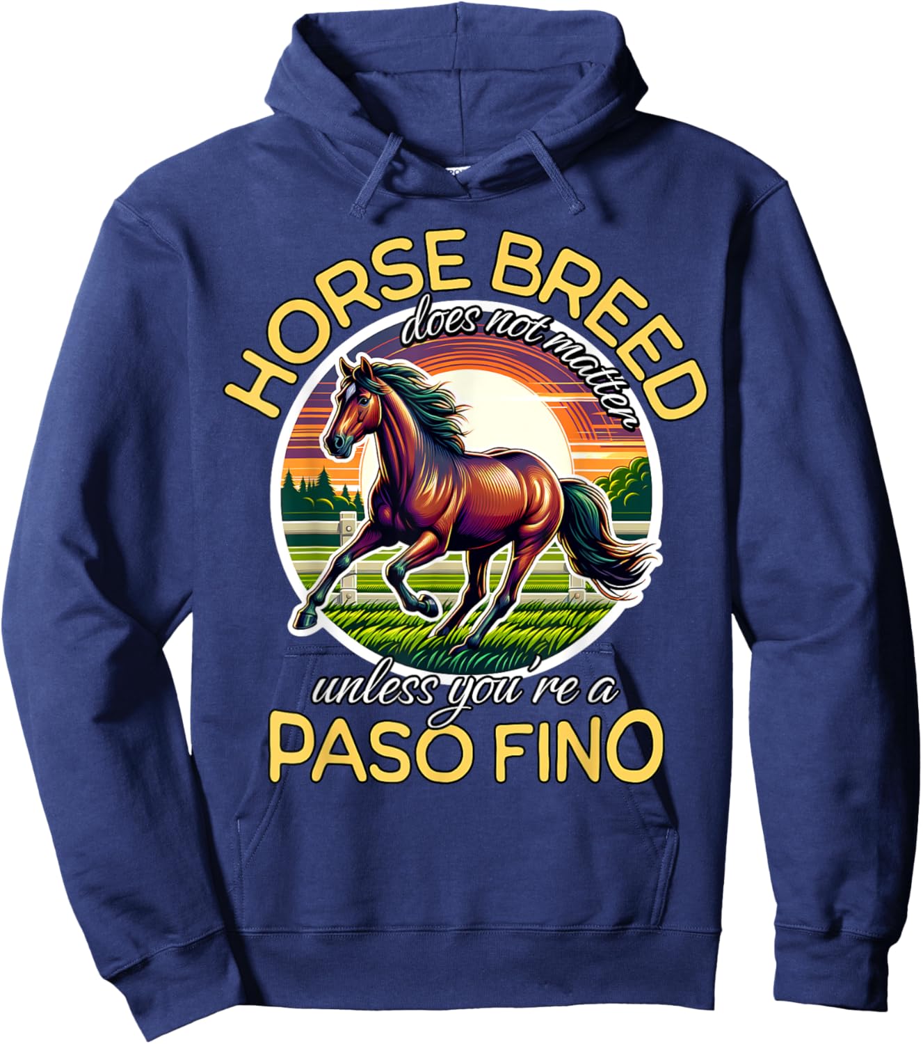 Paso Fino Horse Paso Fino Riding Paso Fino Hoodie - Hoodie | Navy