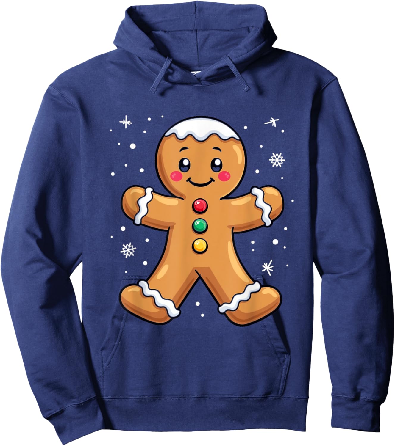 Gingerbread Character Hoodie - Hoodie | Navy