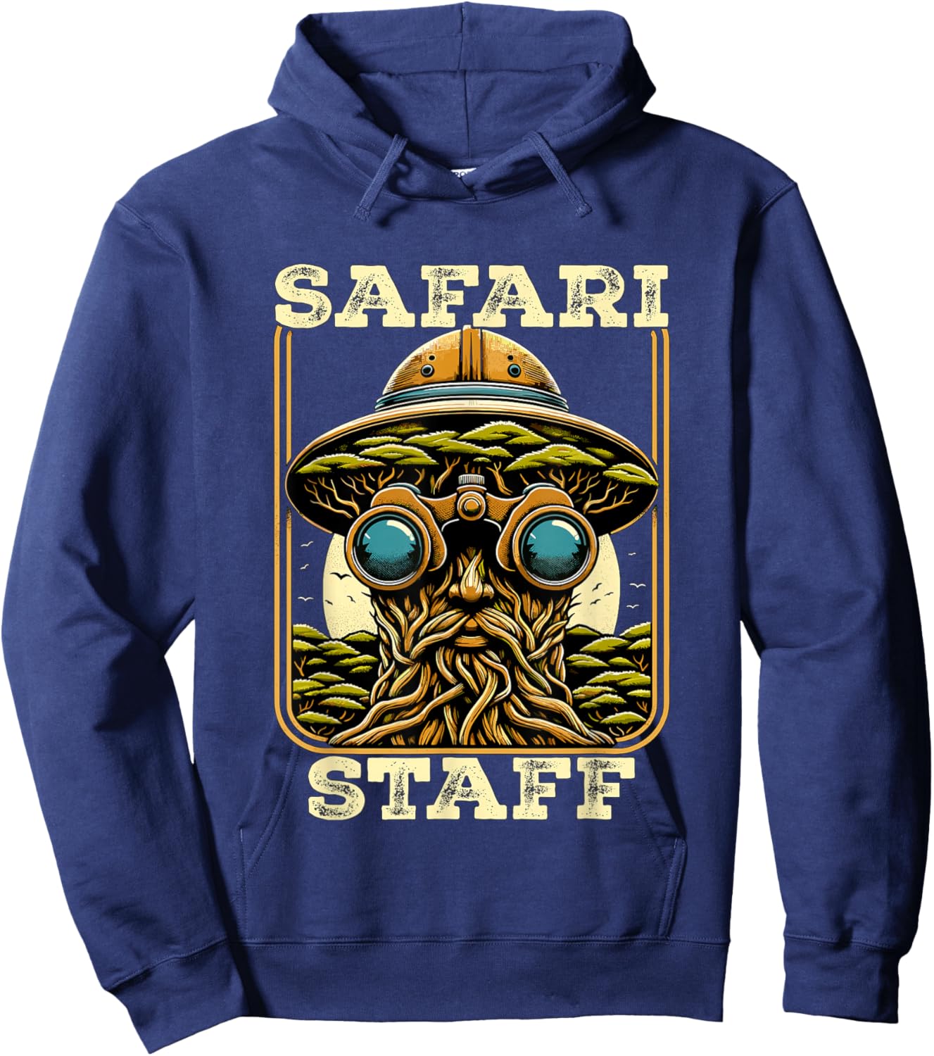 Safari Staff Tour Guide Zookeeper Hoodie - Hoodie | Navy