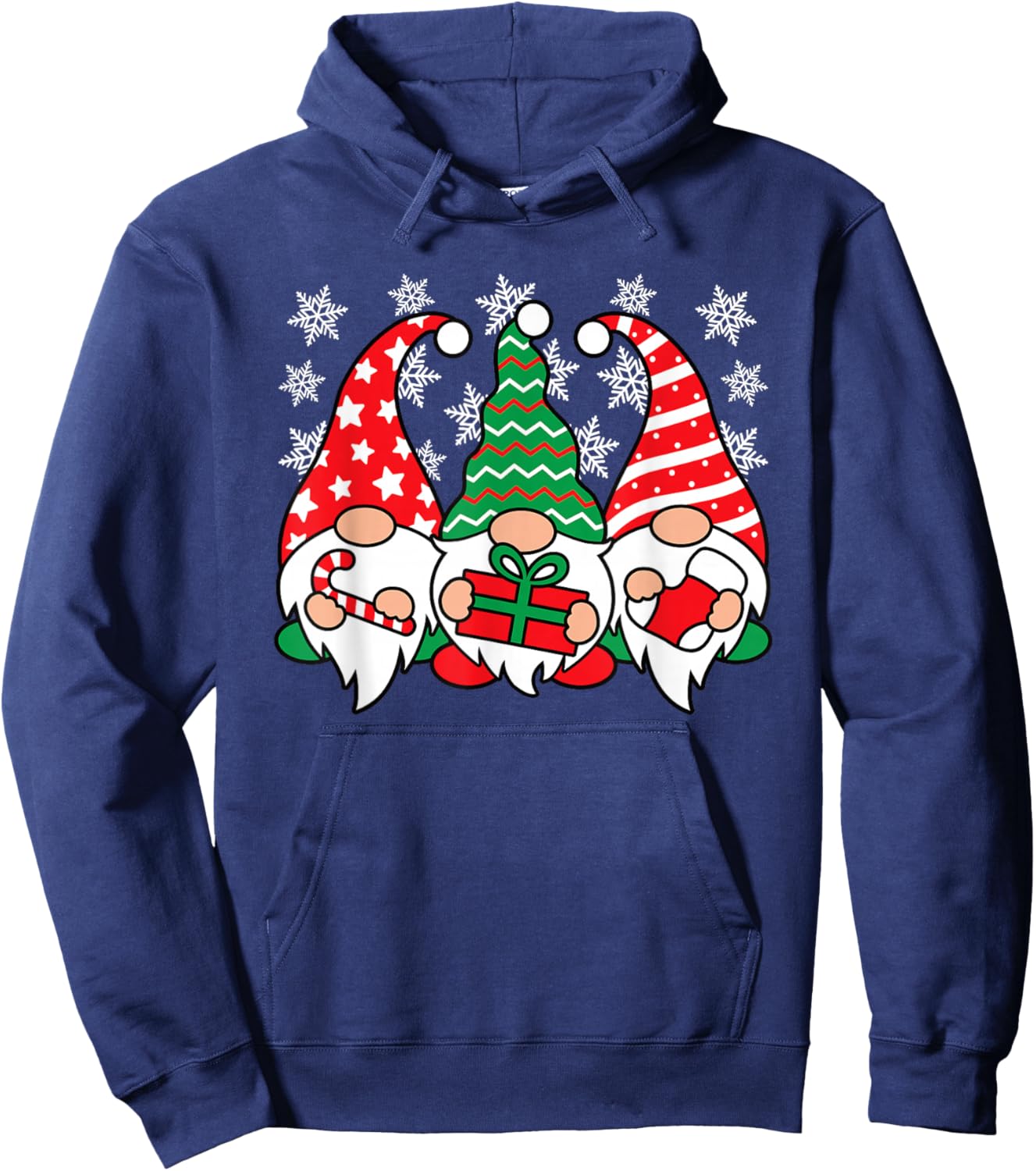 Funny Christmas Gnomes Xmas Gnome Men Women Kids Hoodie - Hoodie | Navy