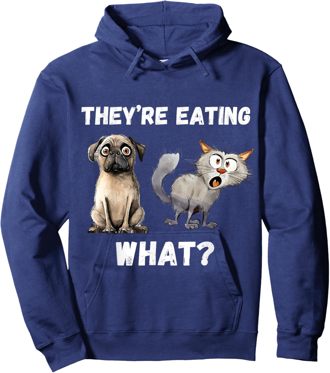 They’re Eating The Dogs They’re Eating The Cats, The Pets Hoodie - Hoodie | Navy