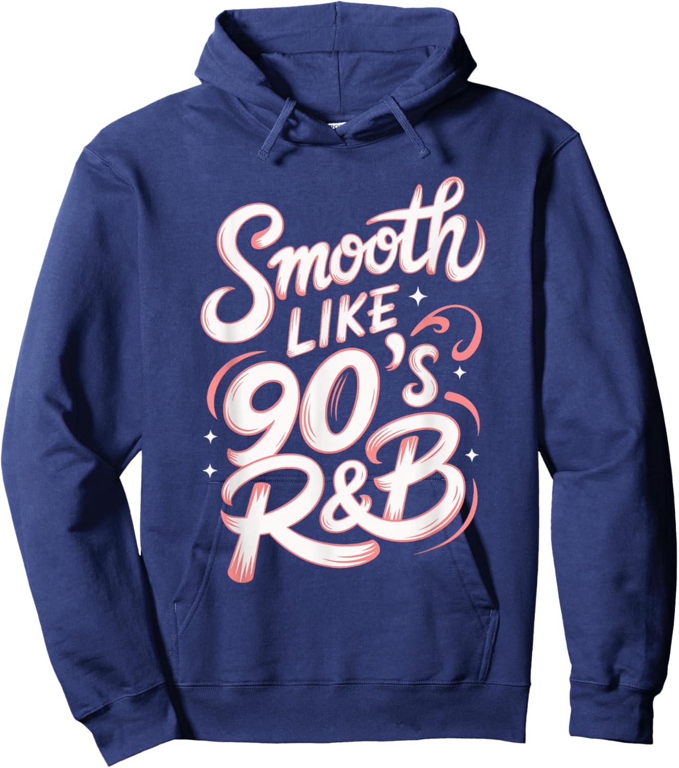 Smooth Like 90's R&B Hoodie - Hoodie | Navy