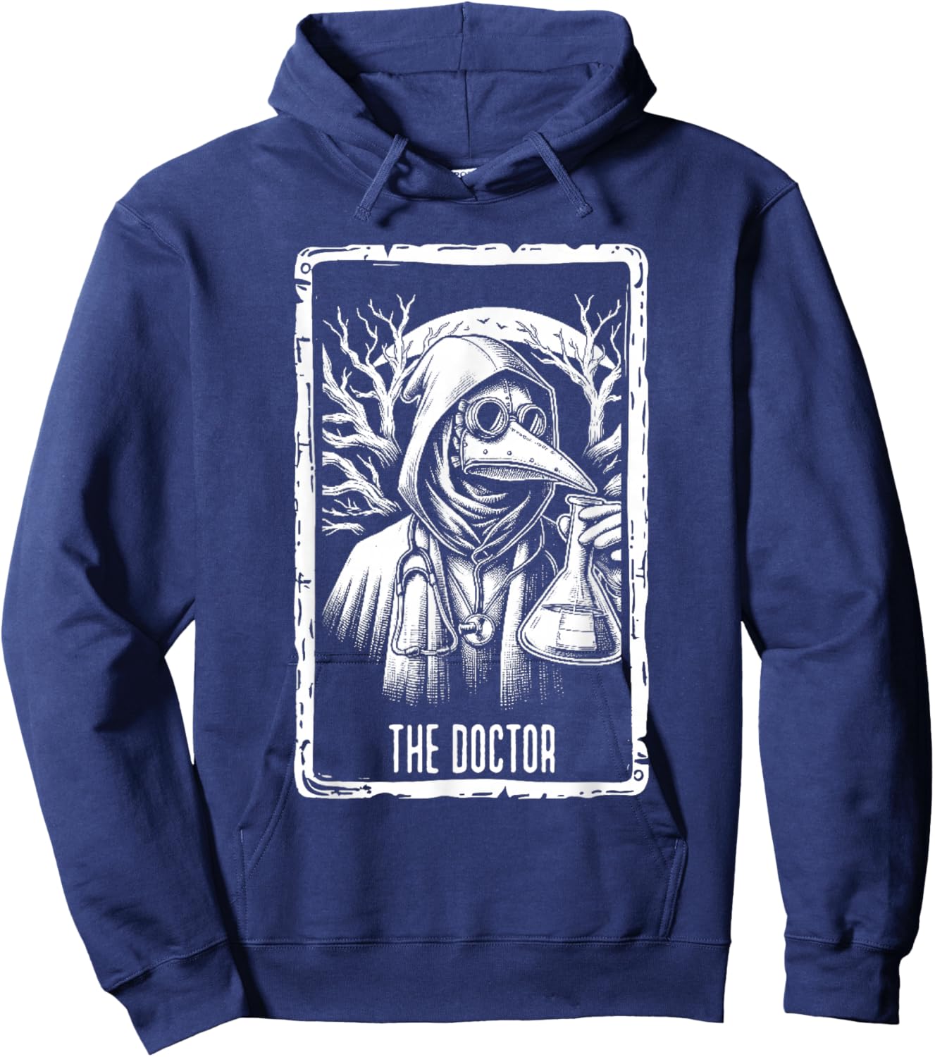 Tarot Witch Magic Occult Death Spell The Doctor Hoodie - Hoodie | Navy