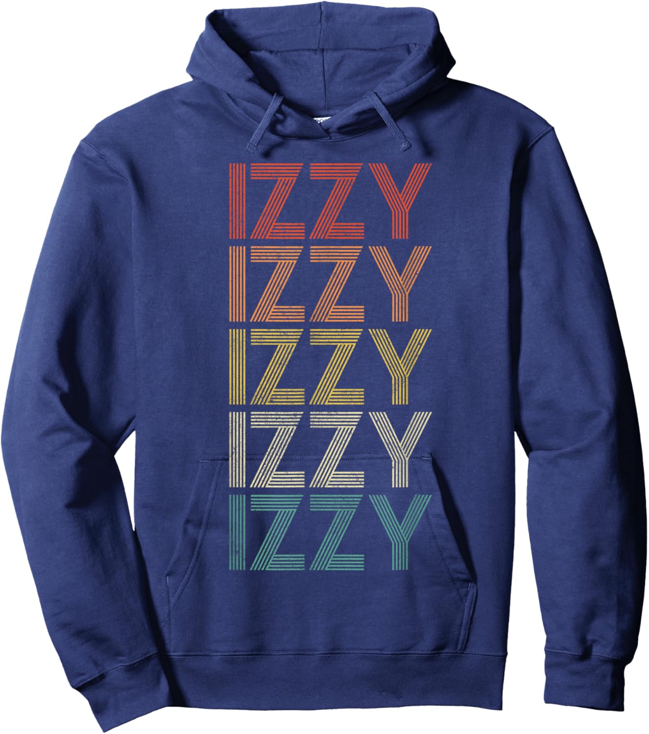 Izzy Vintage Retro Hoodie - Hoodie | Navy