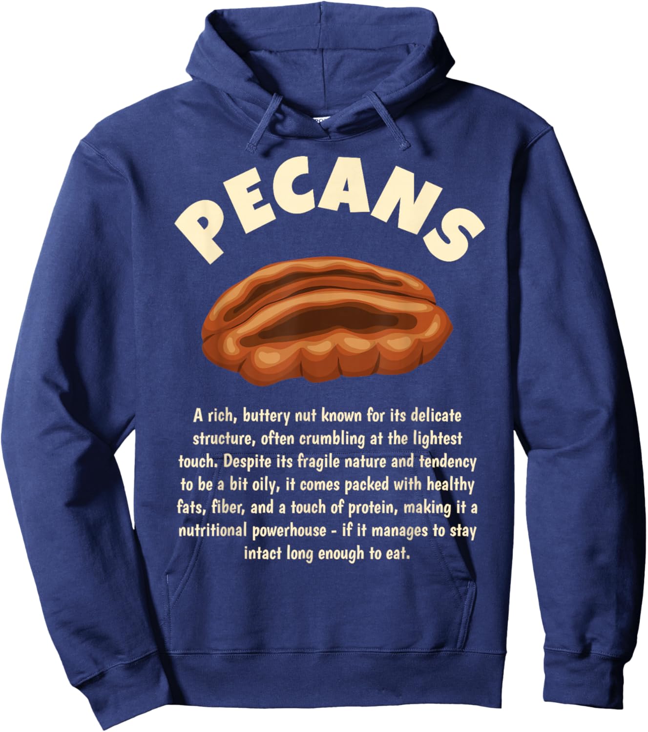 Mixed Nuts Halloween Matching Group Costume Pecans Trailmix Hoodie - Hoodie | Navy