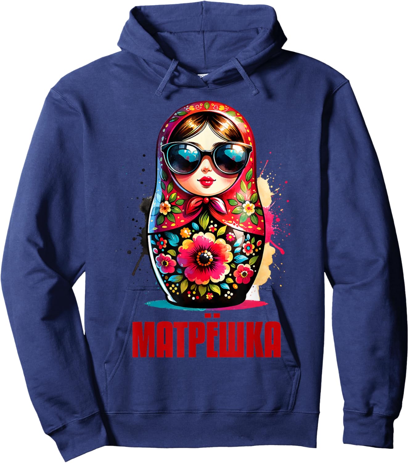 Russian Girl! Russia Matryoshka Russian For Russians Hoodie - Hoodie | Navy