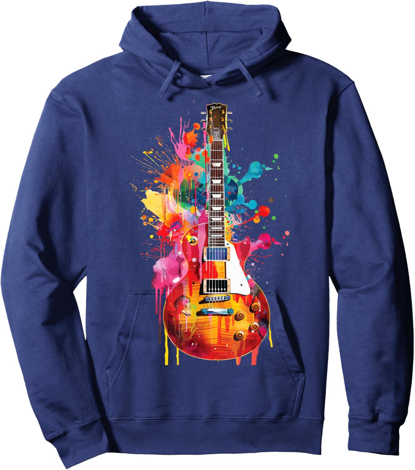 Guitar Guitars Player Guitarist Hoodie - Hoodie | Navy