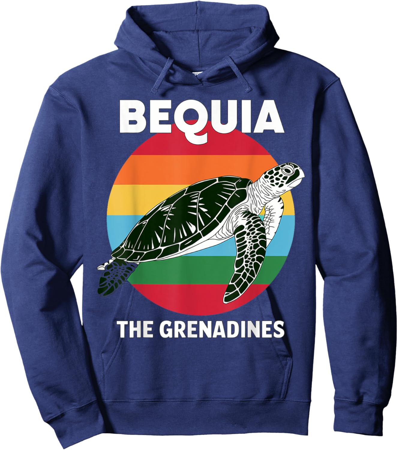 Bequia The Grenadines Vacation Souvenirs Hoodie - Hoodie | Navy