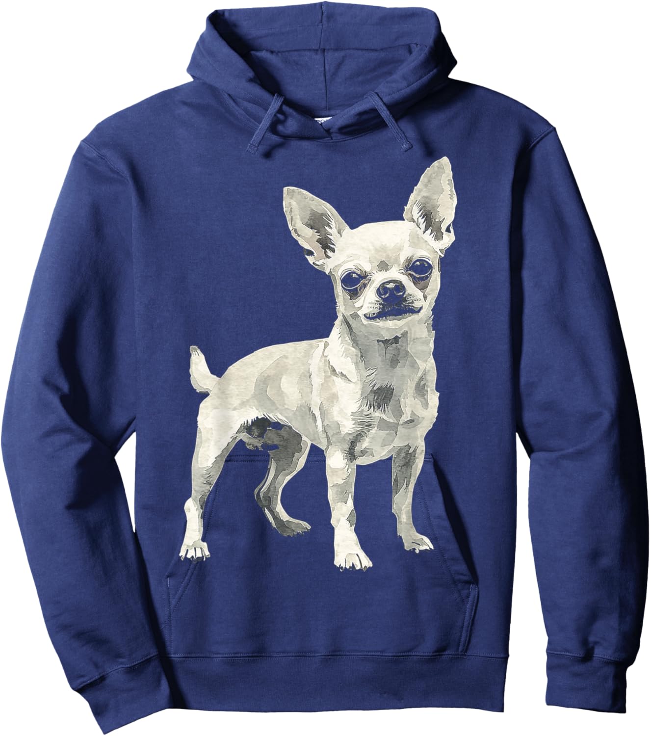 Chihuahua Dog Graphic Pet Illustration Chihuahua Hoodie - Hoodie | Navy