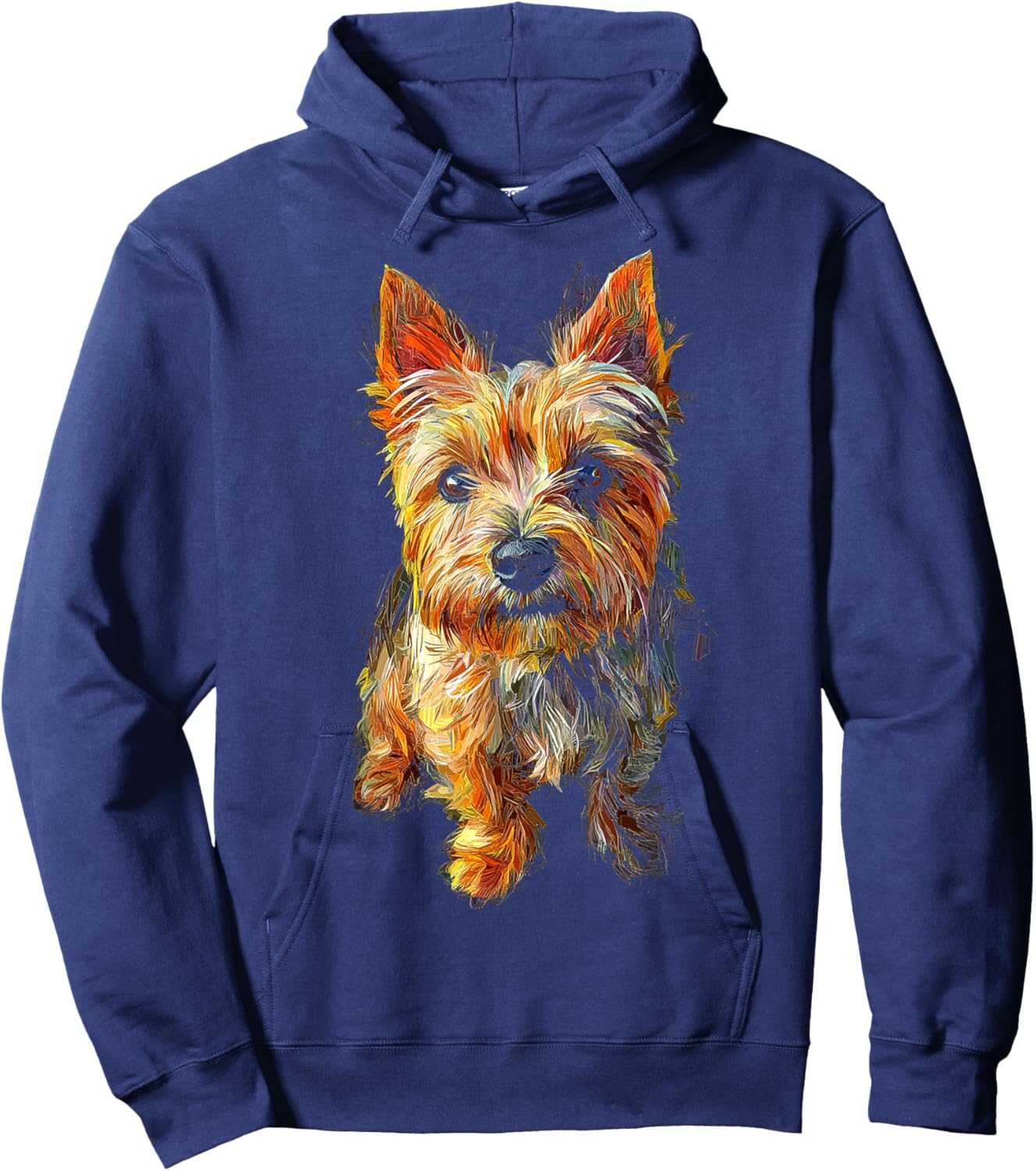 Cairn Terrier Dog Motif Pet Illustration Cairn Terrier Women Kids Hoodie - Hoodie | Navy