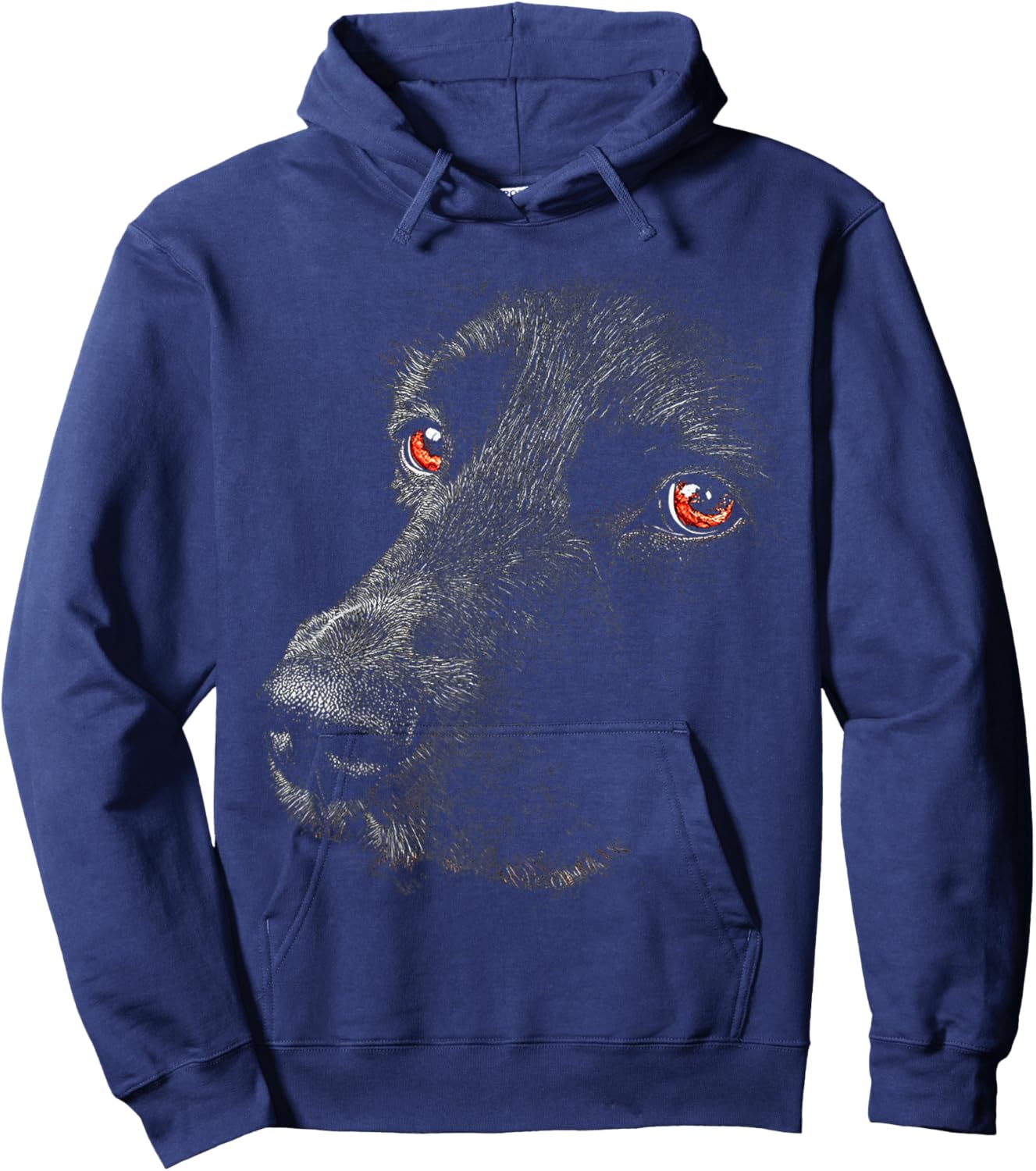Munsterlander Dog Motif Pet Artwork Munsterlander Hoodie - Hoodie | Navy