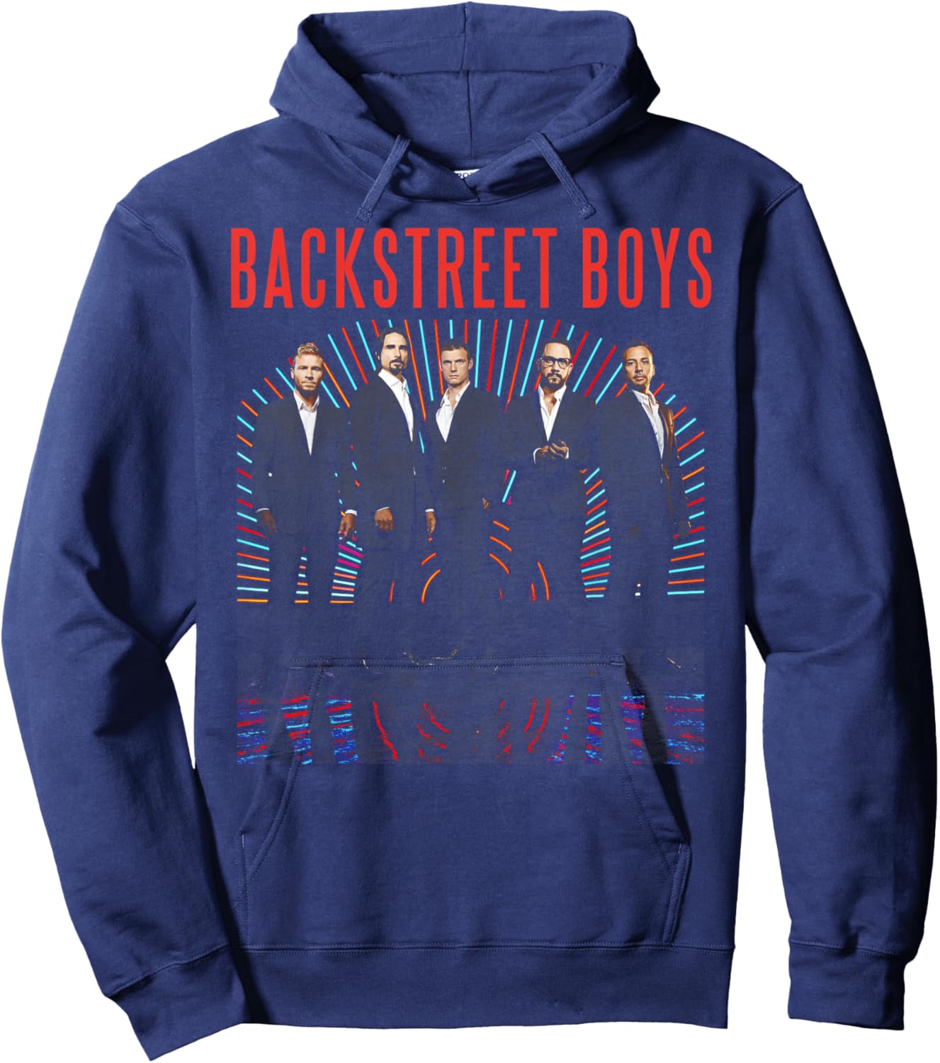Backstreet Boys – Red And Blue Hoodie - Hoodie | Navy