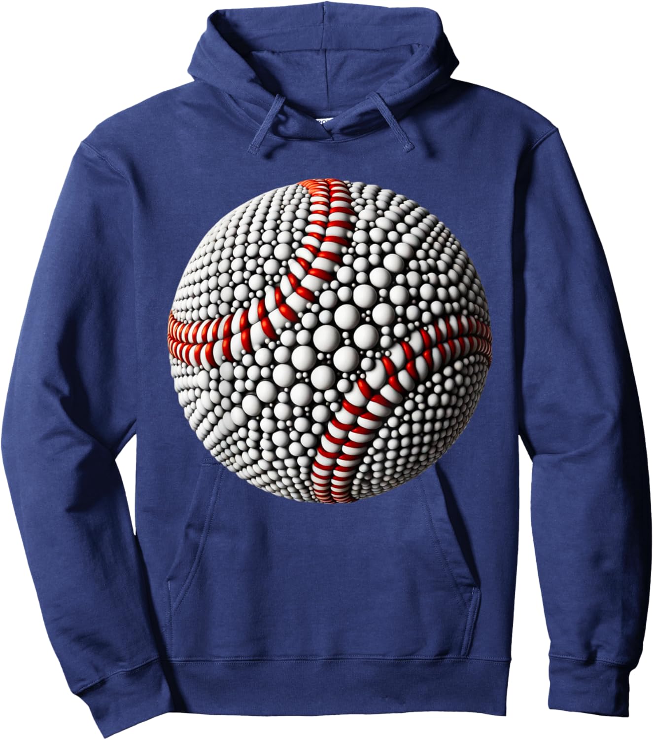 Classic Funny Baseball Dot Day Hoodie - Hoodie | Navy