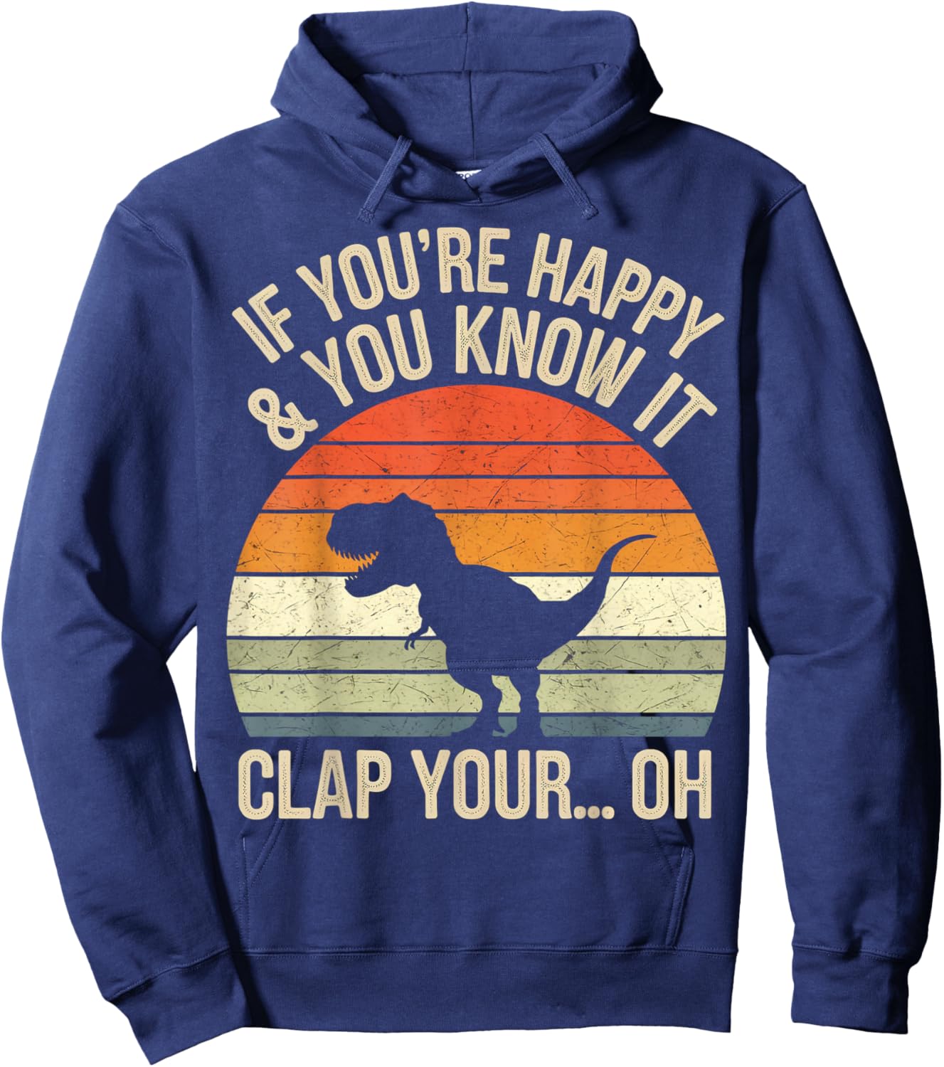 T Rex Dinosaur Meme Funny Dino Gifts Women Boy Kid Hoodie - Hoodie | Navy