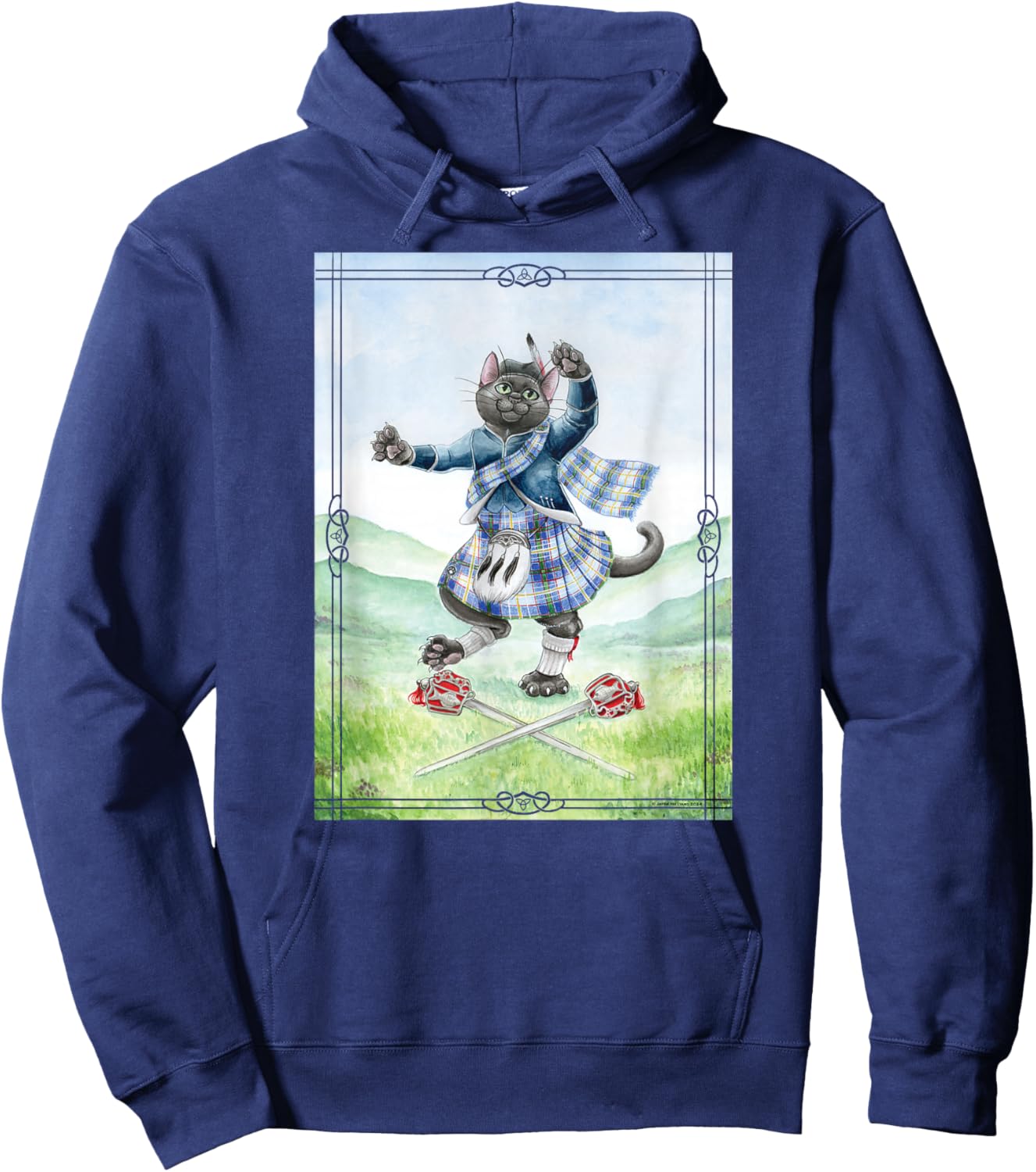 Veggie Dances the Ghillie Callum Hoodie - Hoodie | Navy