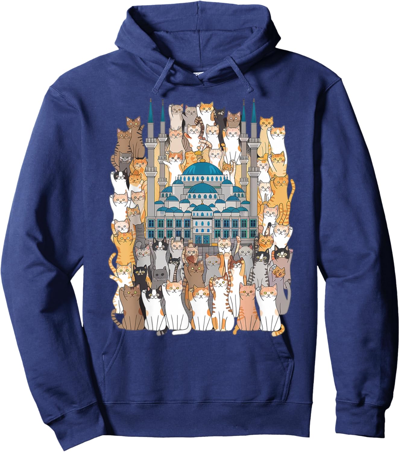 Istanbul cat - city of cats turkey travel Hoodie - Hoodie | Navy