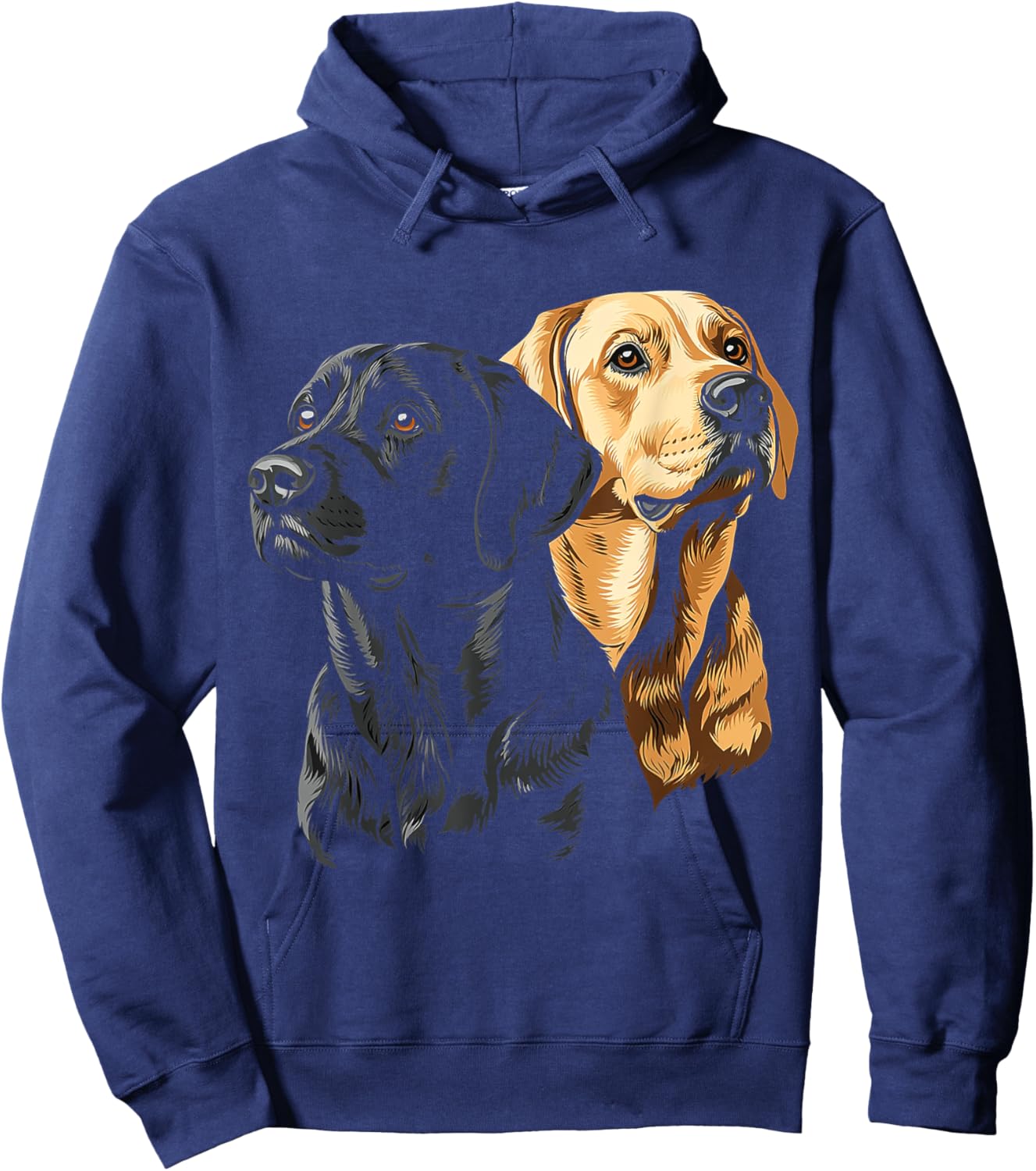 Labrador Dog Graphic Pet Artwork Labrador Women Kids Hoodie - Hoodie | Navy