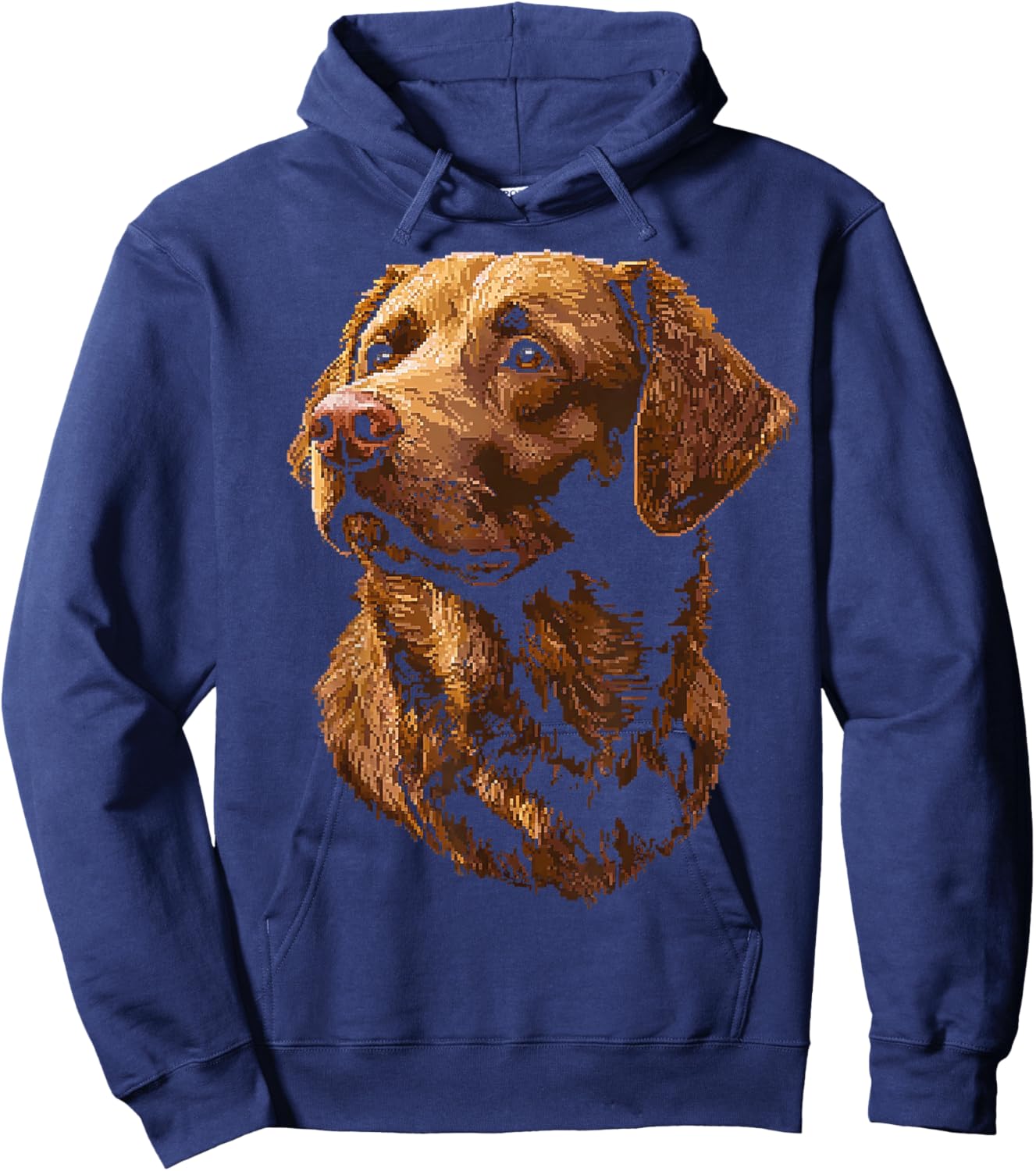 Chesapeake Bay Retriever Dog Graphic Pet Artwork Men Women Kids Hoodie - Hoodie | Navy